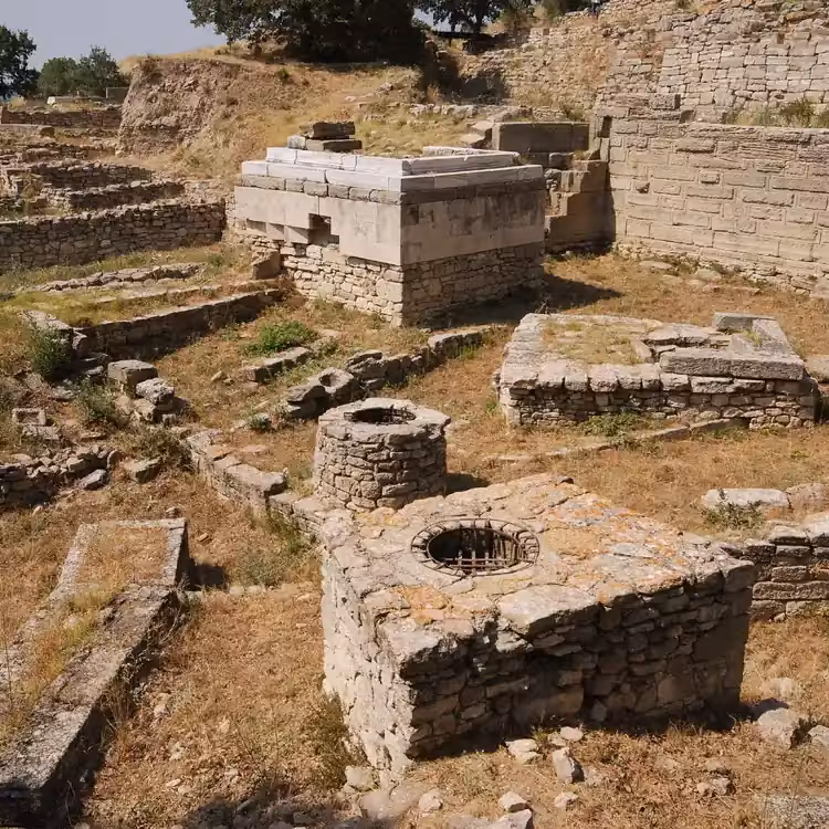 Ancient Walls And Structures At Troy Preserve Traces Of The Communities That Shaped The Legendary Site.