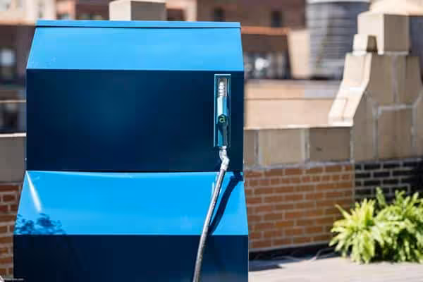 A Side View Of Aircela’s Machine With Its Integrated Fuel Nozzle