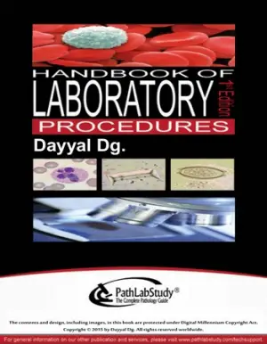 Handbook of Laboratory Procedures, 1st Edition