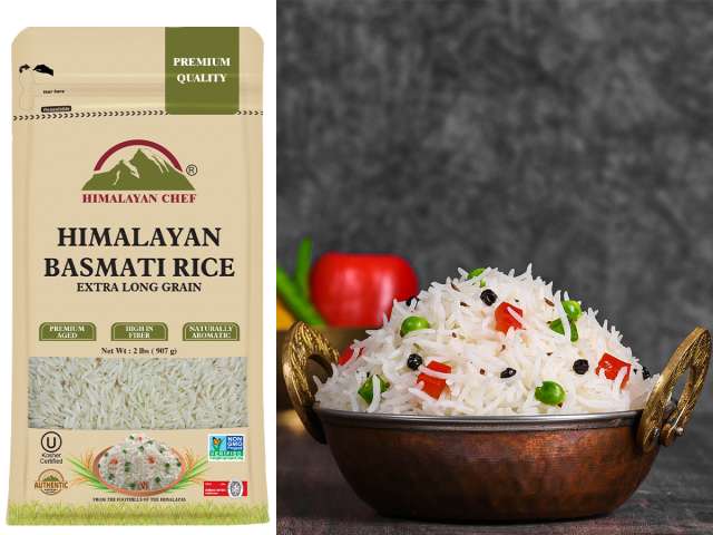 Healthy & Nutritious Himalayan Chef Long Grain Basmati Rice