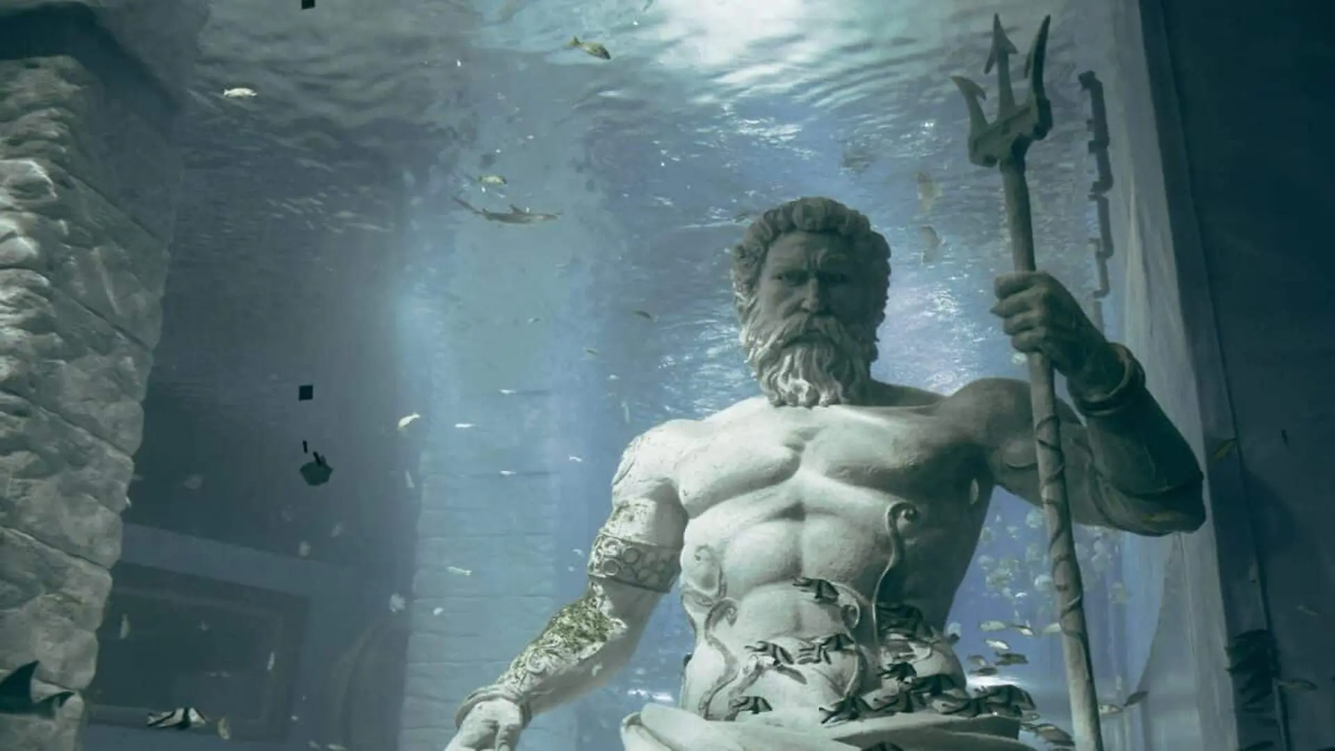 Statue Of God Poseidon Scaled