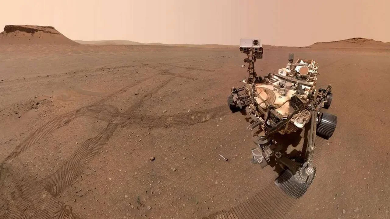 NASA Rover Perseverance Selfie