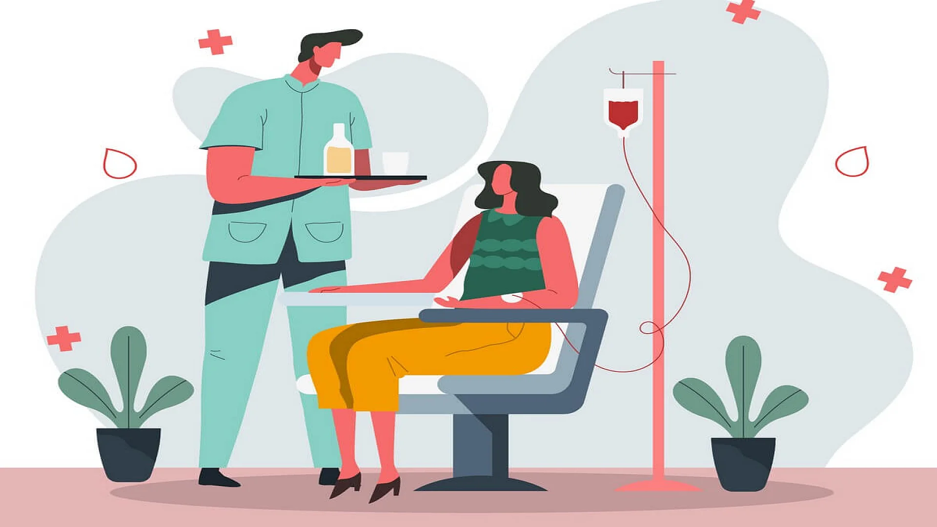 Blood Donation Illustration