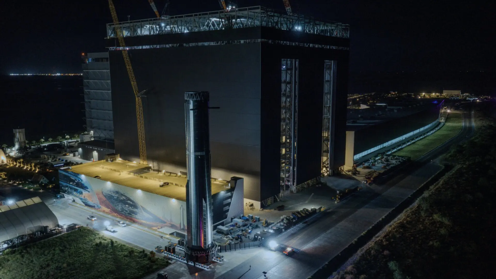 Spacex Moves Starships Giant Booster Into Position For A Historic Orbital Test Flight Scaled