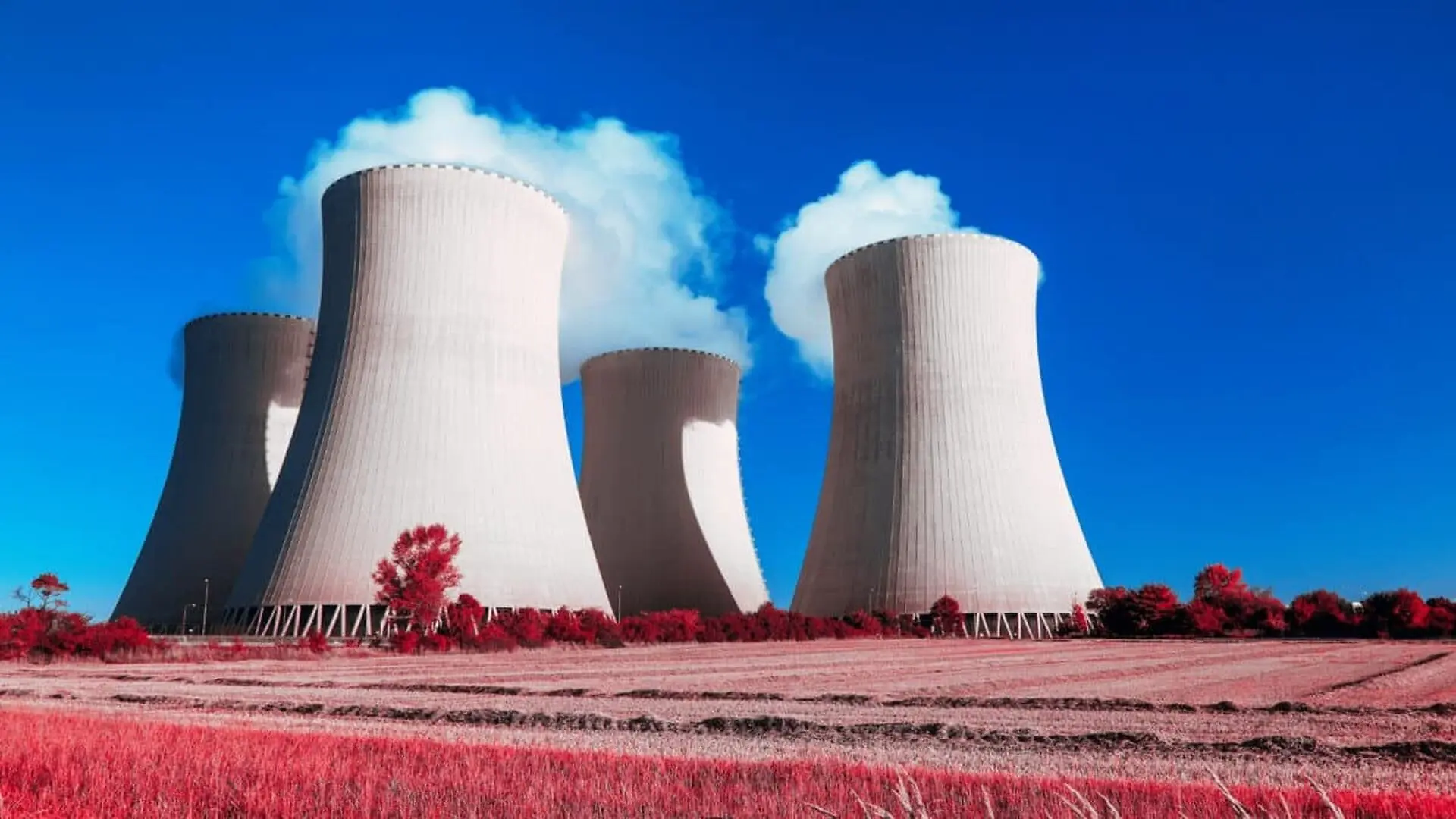 Cooling Tower With Clouds Nuclear Power Plan Scaled