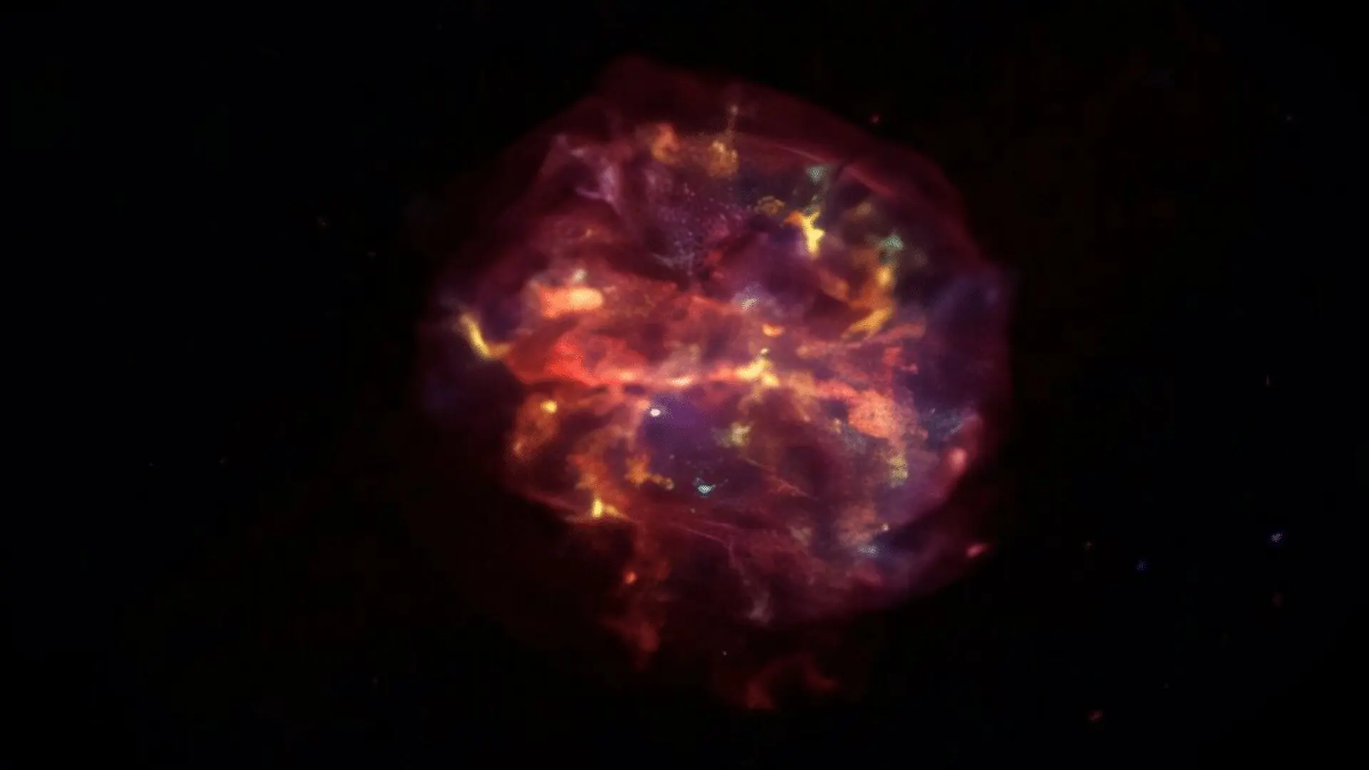 Astronomers Discover A Surprising Pattern Hidden Inside A Young Supernova Remnant Scaled