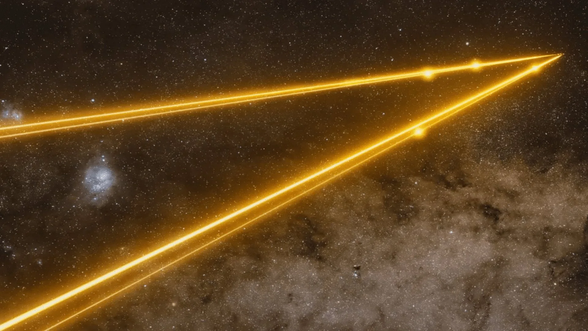 Scientists Fired Lasers Toward The Galactic Center And Captured A Breathtaking Result Scaled