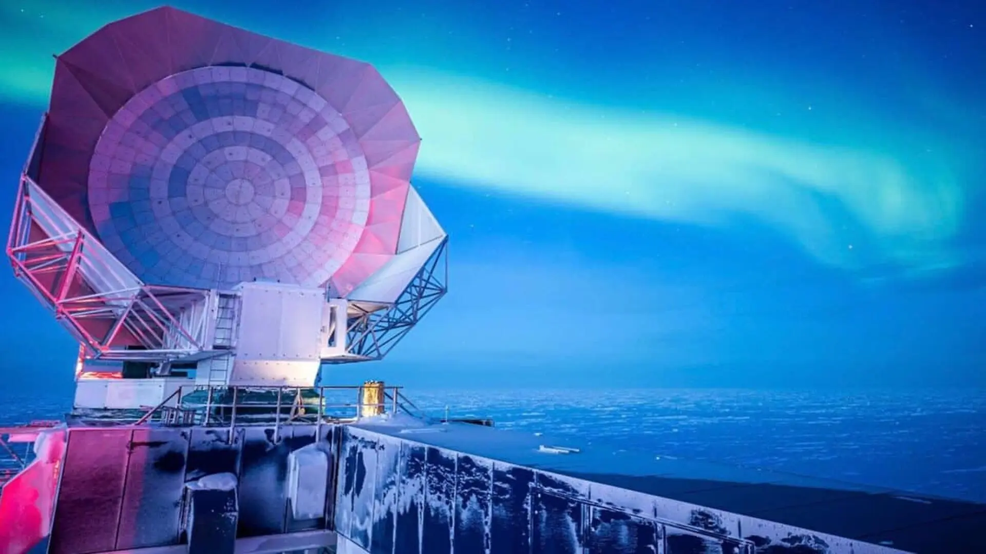 Antarctic Telescope Reveals Hidden Galaxy Clusters Across The Universe Scaled