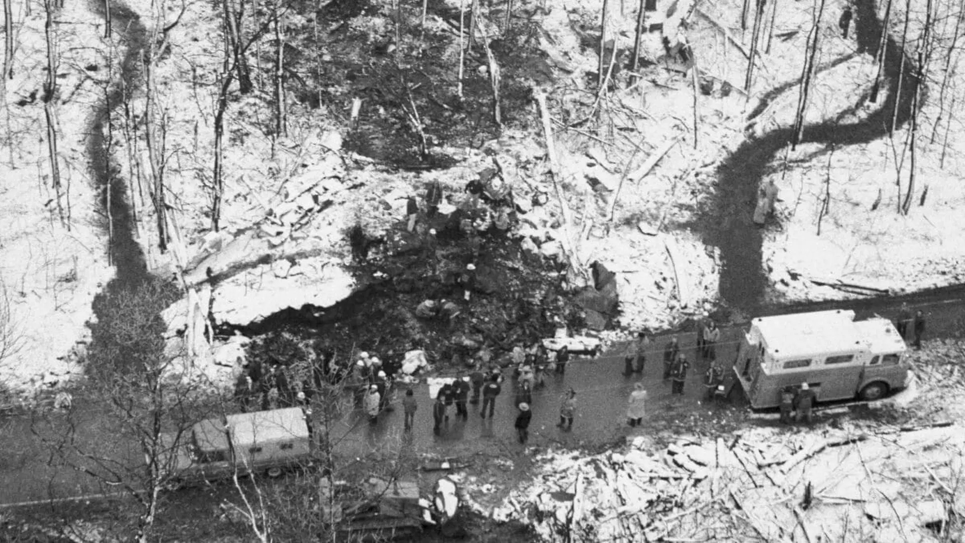 An Aerial View Of The Crash Site Scaled