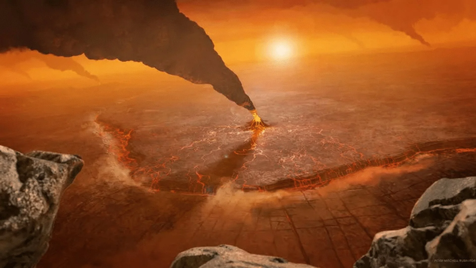 A Massive Eruption On Earth May Reveal Active Volcanoes On Venus Scaled