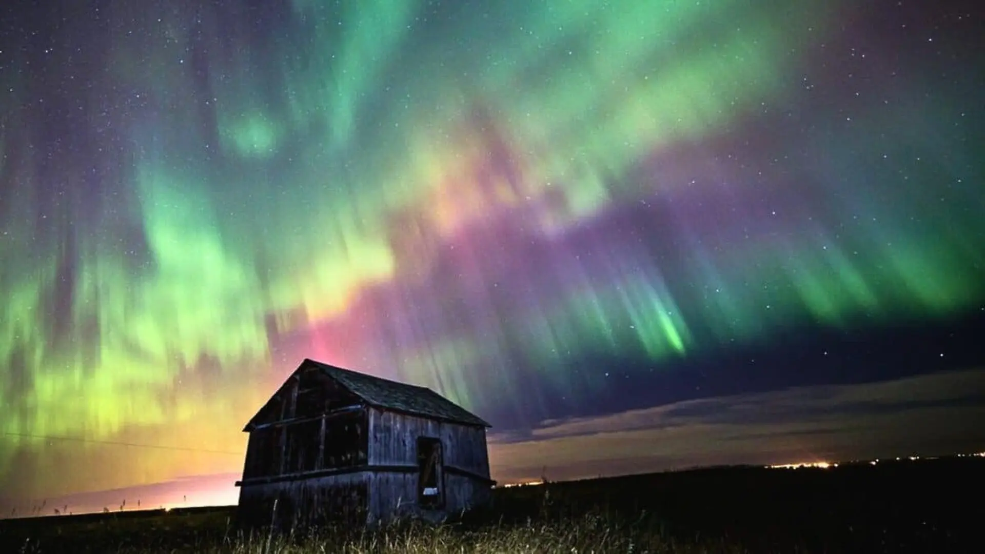 Glowing Green Northern Lights Scaled