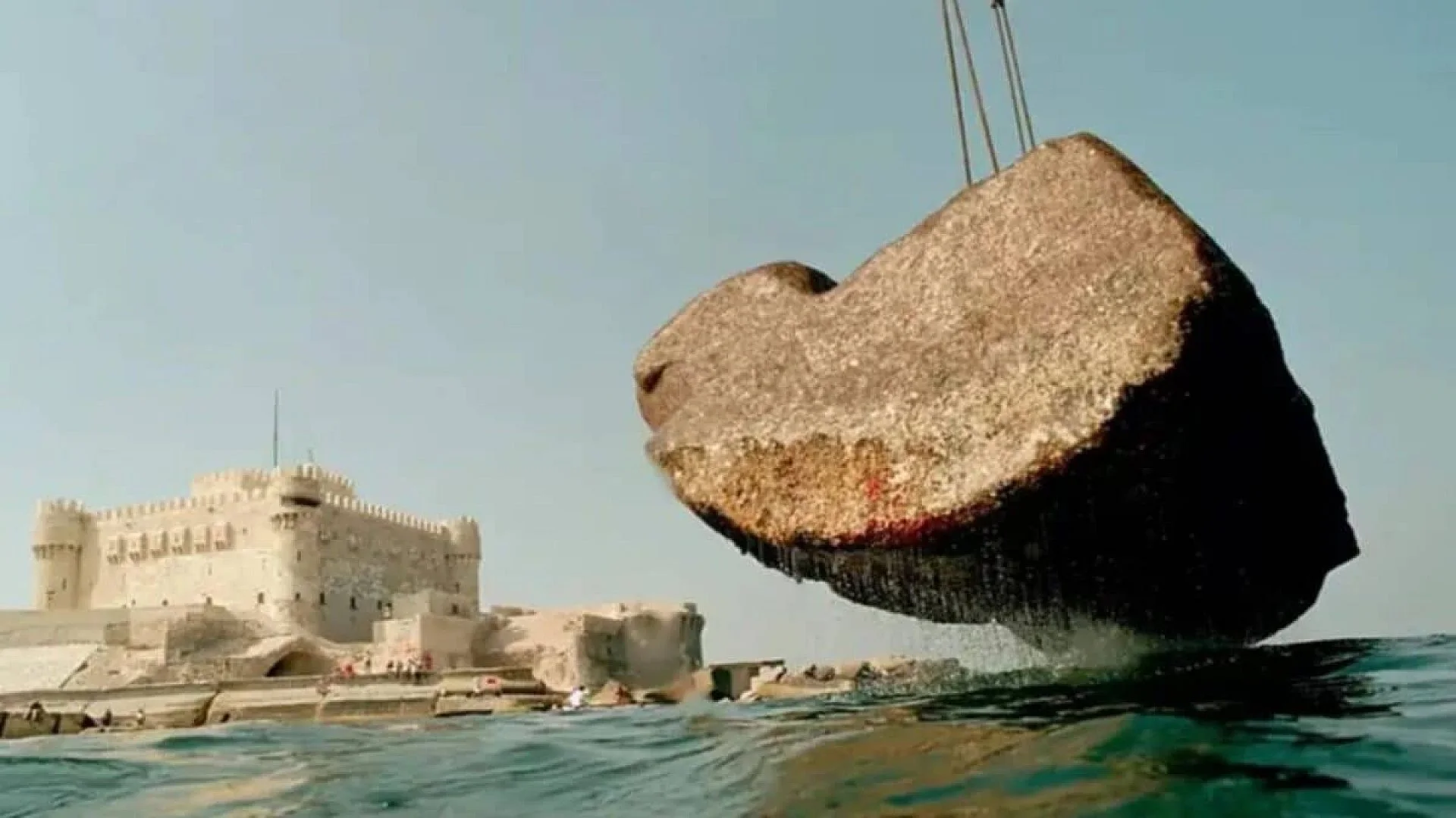 Archaeologists Discover 80 Ton Stones Beneath The Sea Believed To Be Remains Of One Of The Seven Wonders Of The Ancient World Scaled