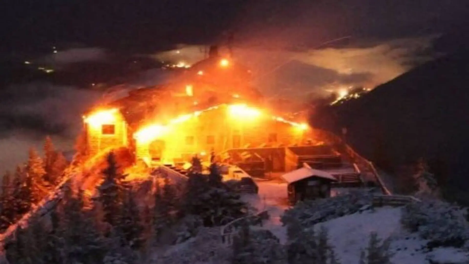 The Kehlsteinhaus Eagles Nest Burning Scaled