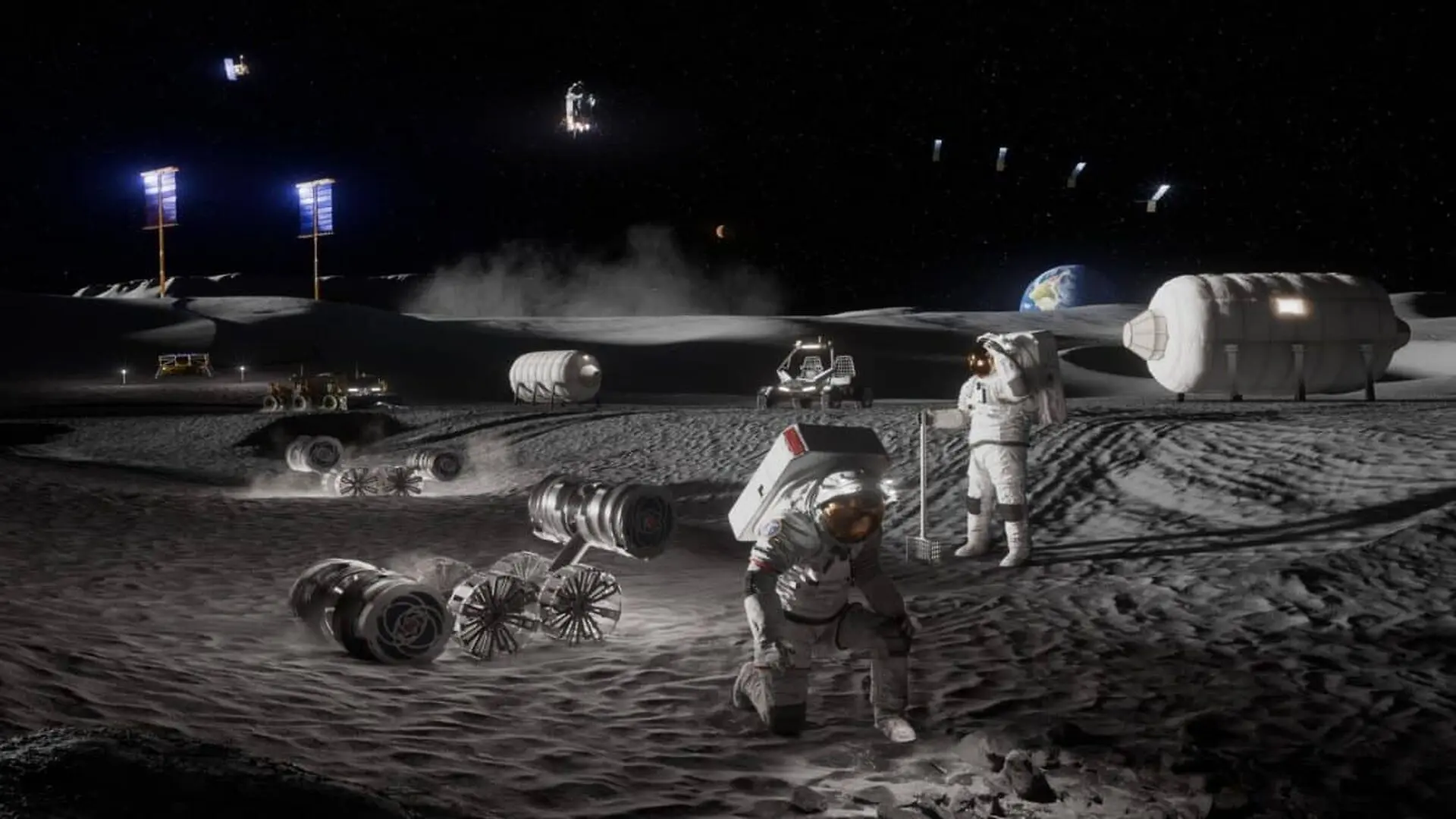 A Lunar City With 1 Million People Sounds Possible But How Long Would Its Water Last Scaled