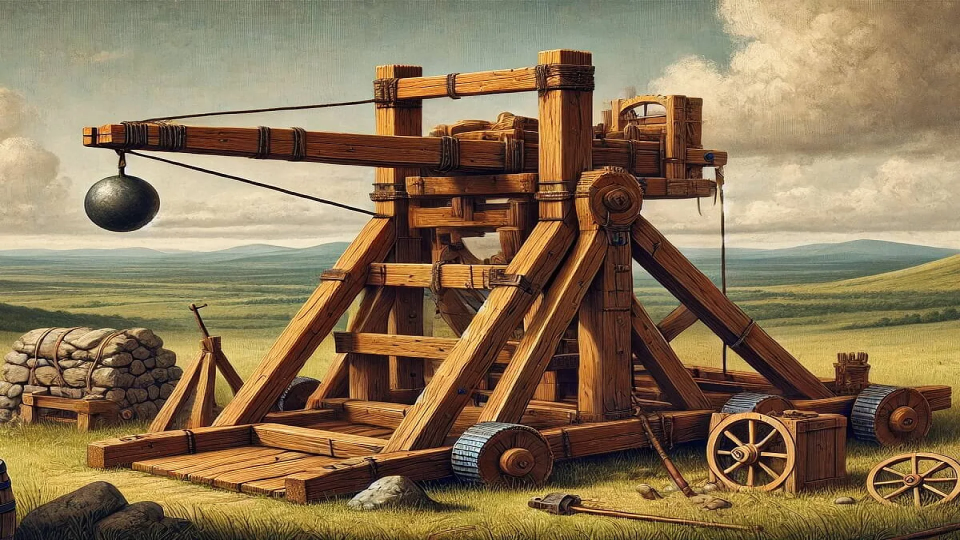 Wooden Trebuchet