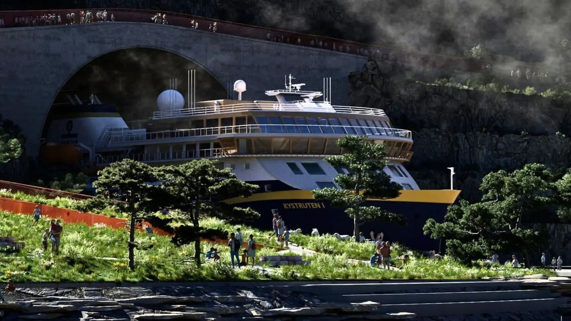 The Confirmed Plan Is A Ship Tunnel Between The Moldefjord And Kjodepollen In The Vanylvsfjord Scaled