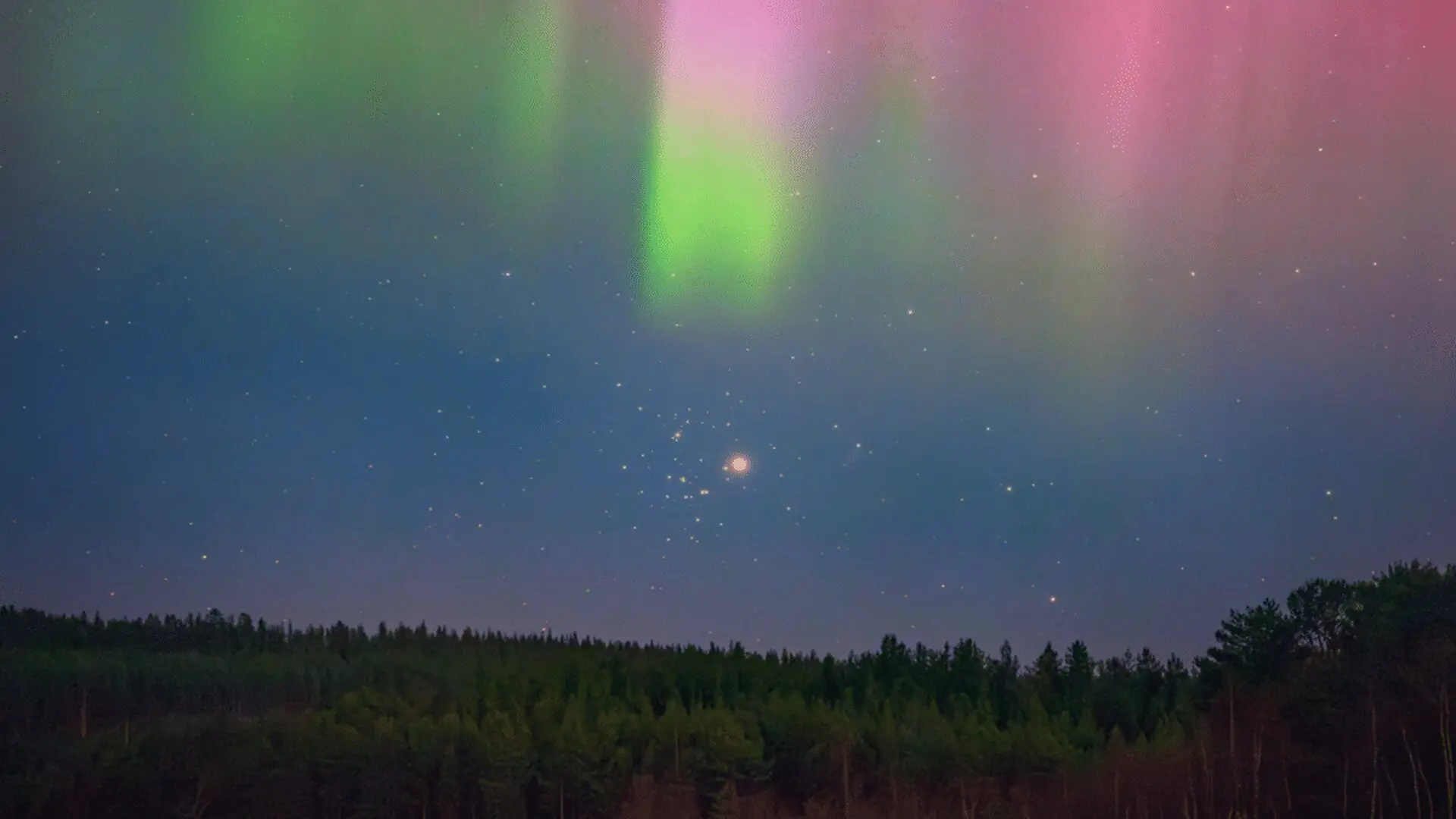 Stunning Image Captures Mars Among Distant Stars As A Solar Eruption Lights Up The Sky Scaled