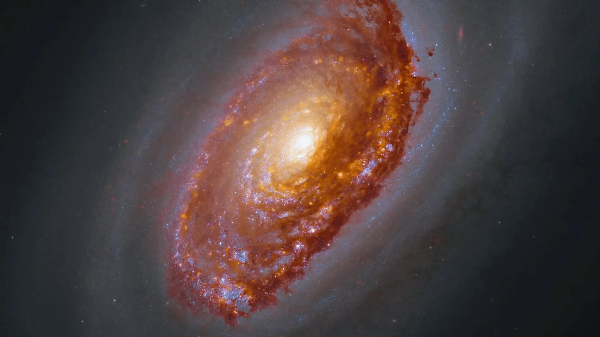 Nasa Captures Stunning View Of A Galaxy With A Billion Year Old Scar Scaled