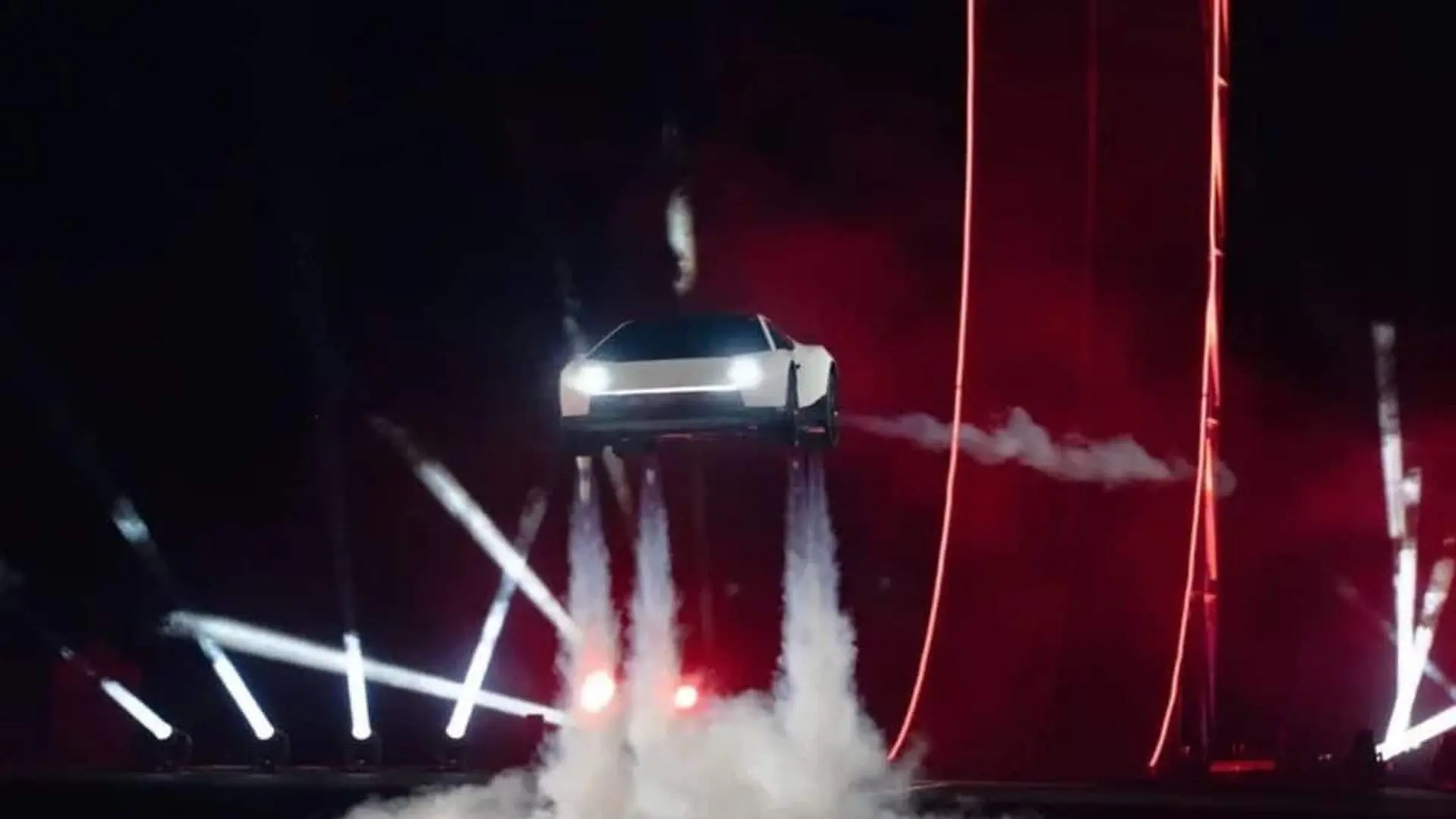 Tesla Built A Car That Sticks To Ceilings And Flies Like A Rocket And Its Driver Was A Mannequin In A Spacesuit Scaled 1