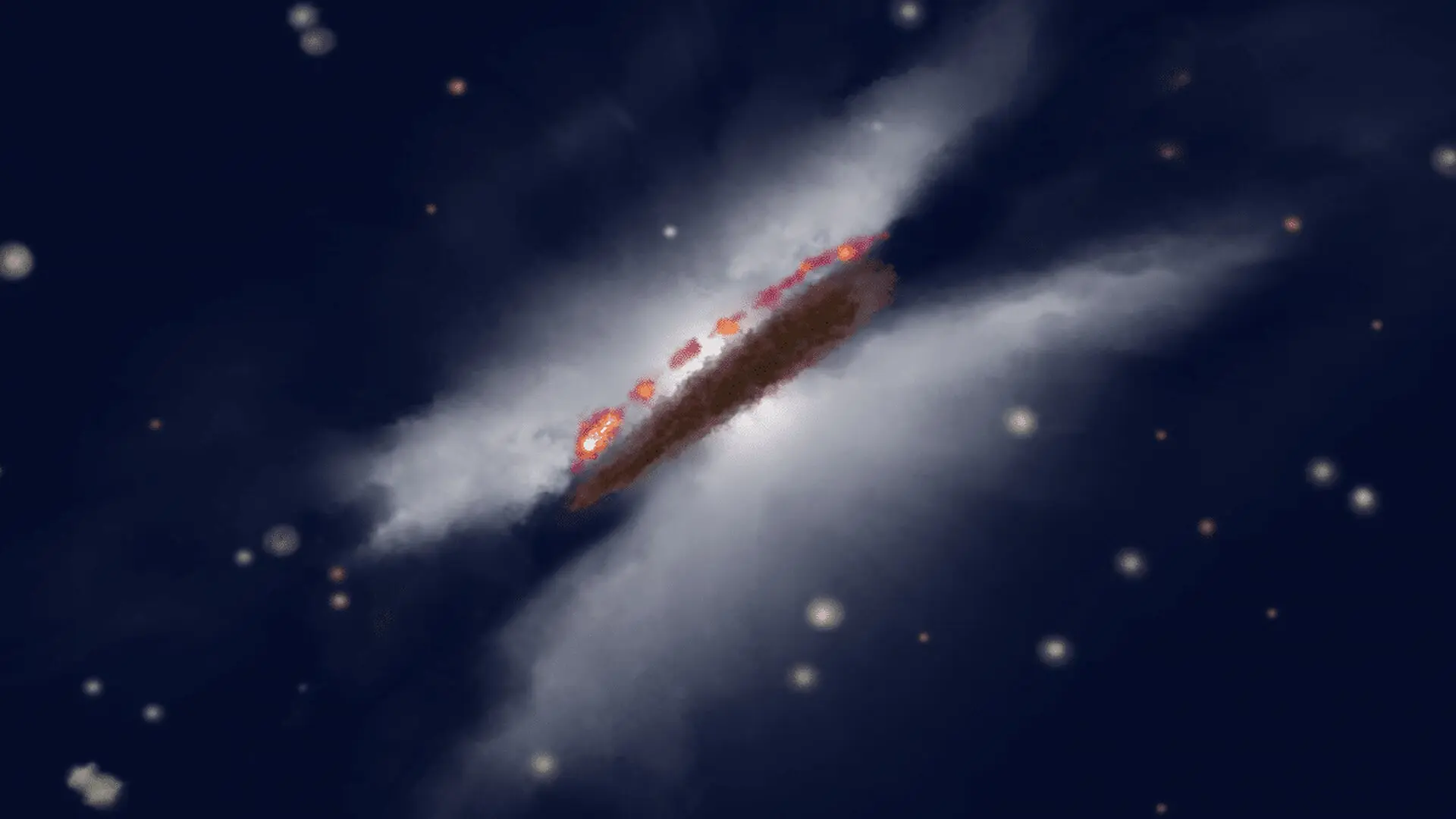 Cosmic Hamburger Reveals A Rare Glimpse Of Where Giant Planets May Be Born Scaled