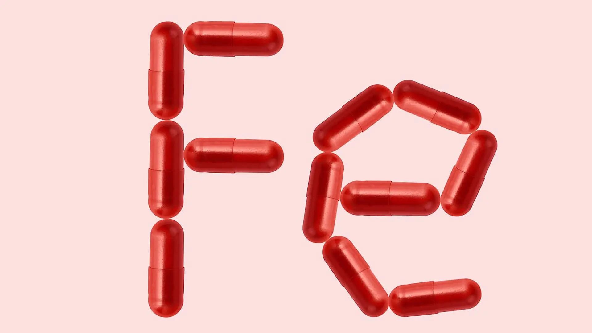 Red capsule pills spell out 