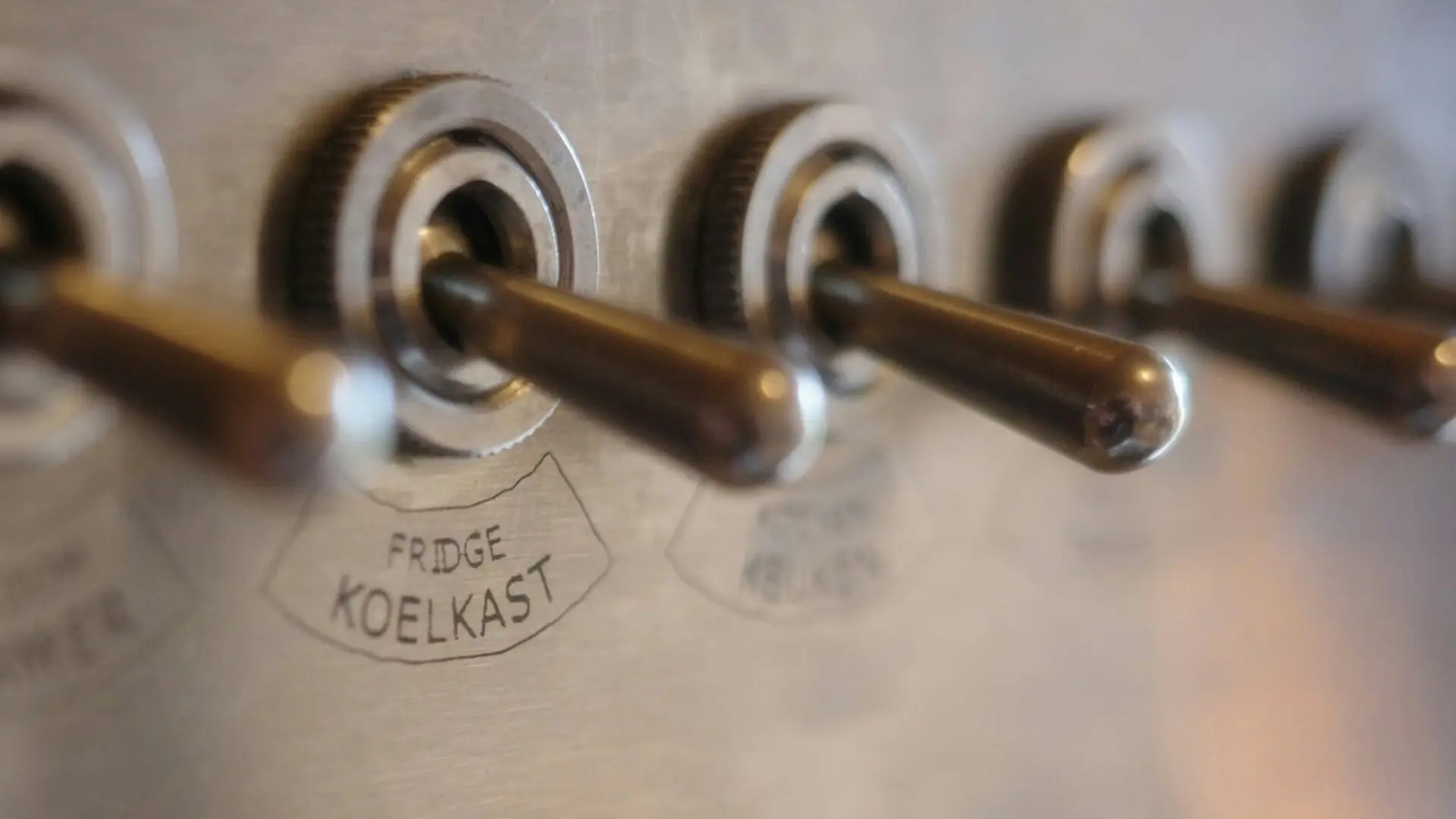 Line Of Metal Switches