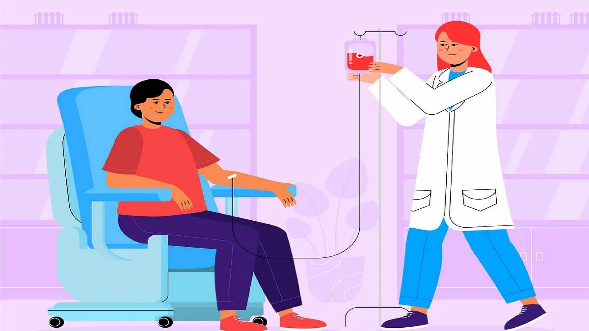Blood Donor Illustration