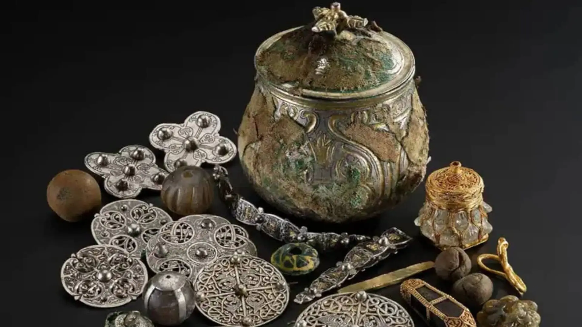 The Lidded Vessel From The Galloway Hoard And The Viking Age Treasures It Contained 1 Scaled