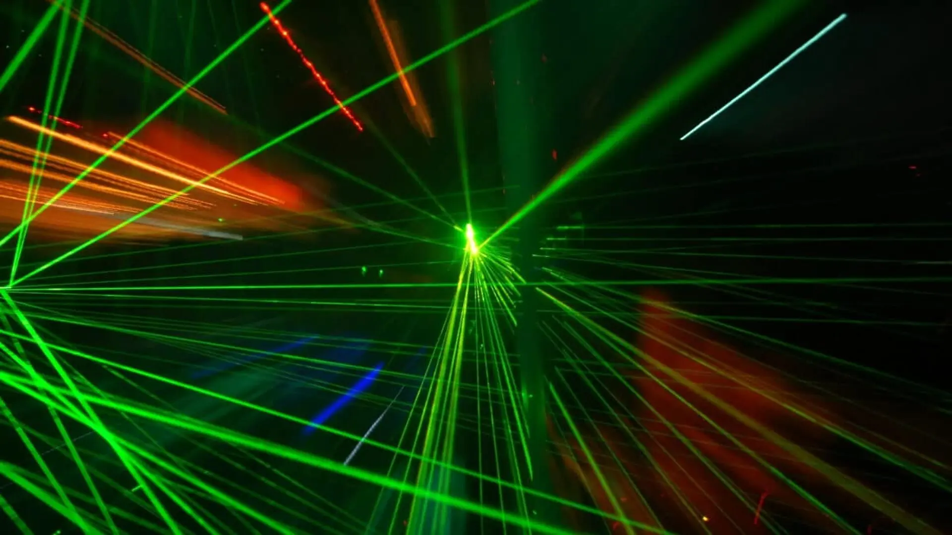 Abstract Laser Light Scaled
