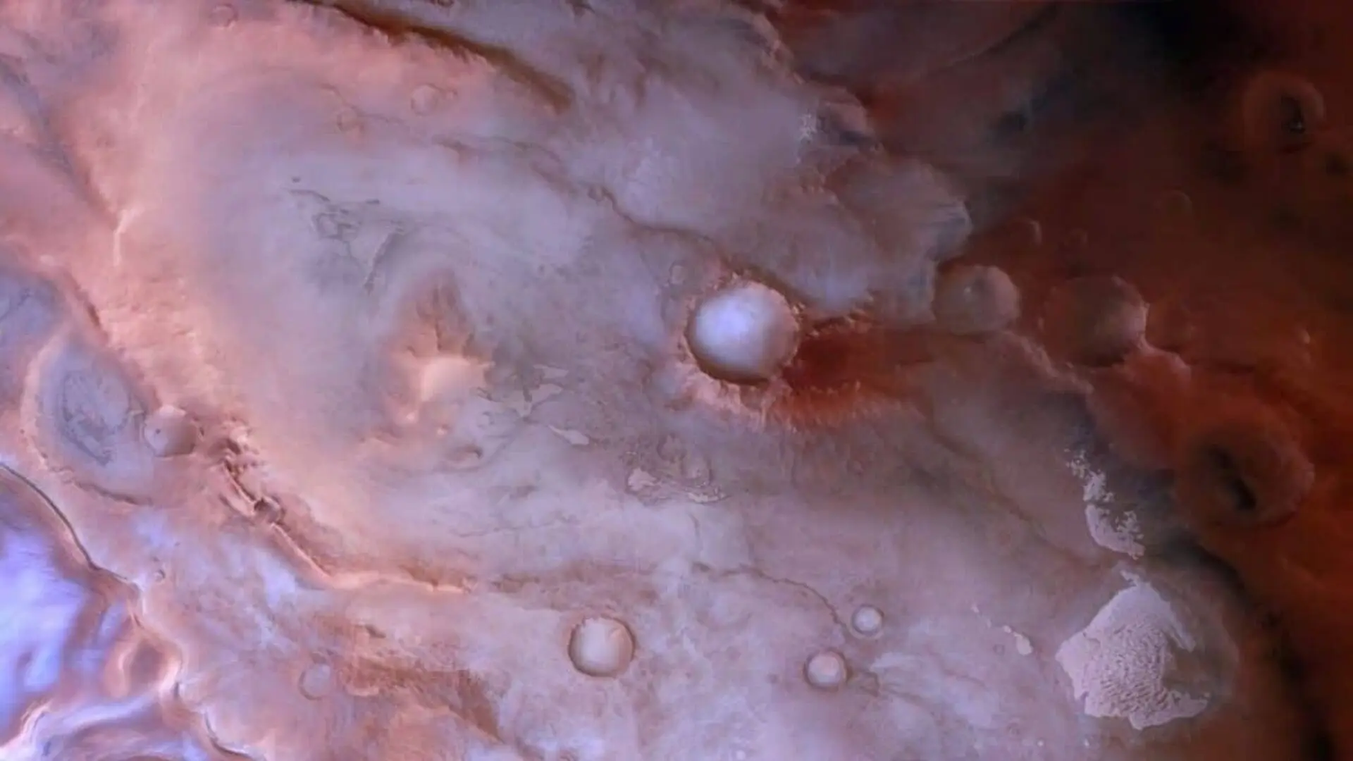 Mars Was Supposed To Be Red But Esa Just Revealed A Purple Landscape Hidden At The Planets South Pole Scaled