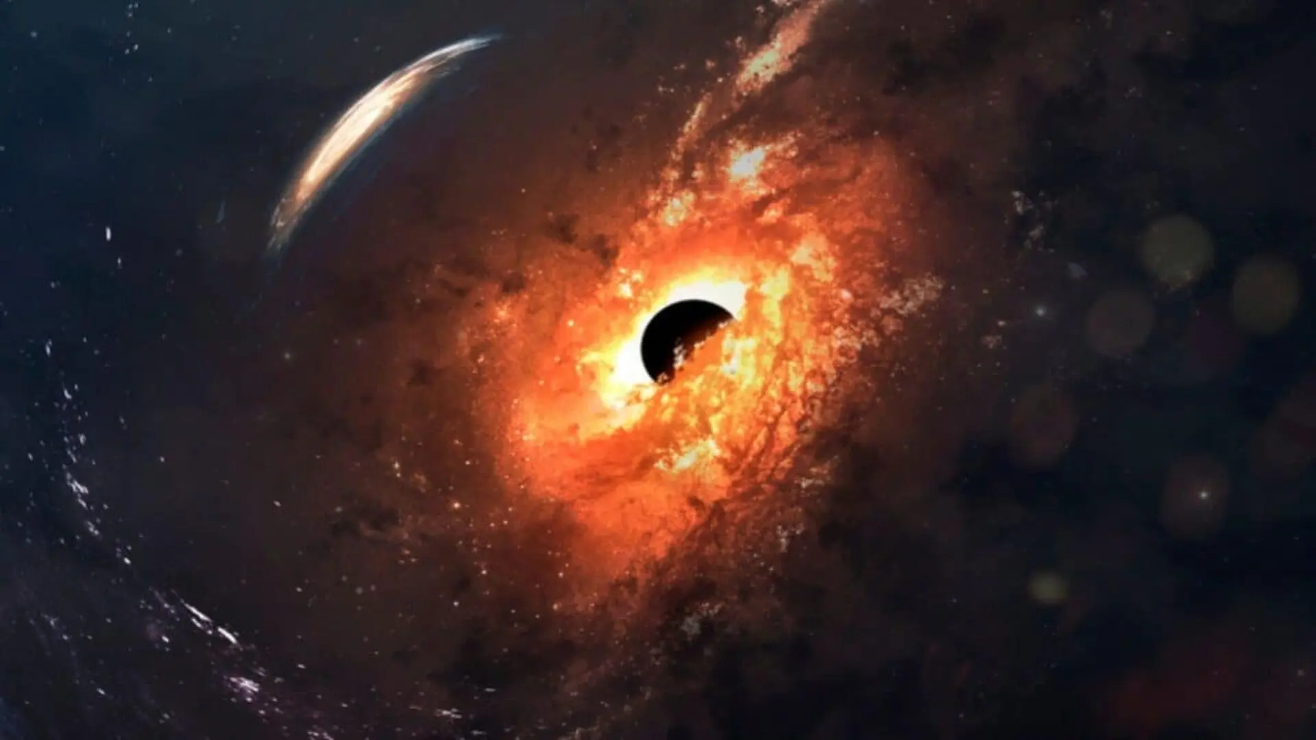 A Supermassive Black Hole Lurking Far Outside Its Galaxys Core Scaled