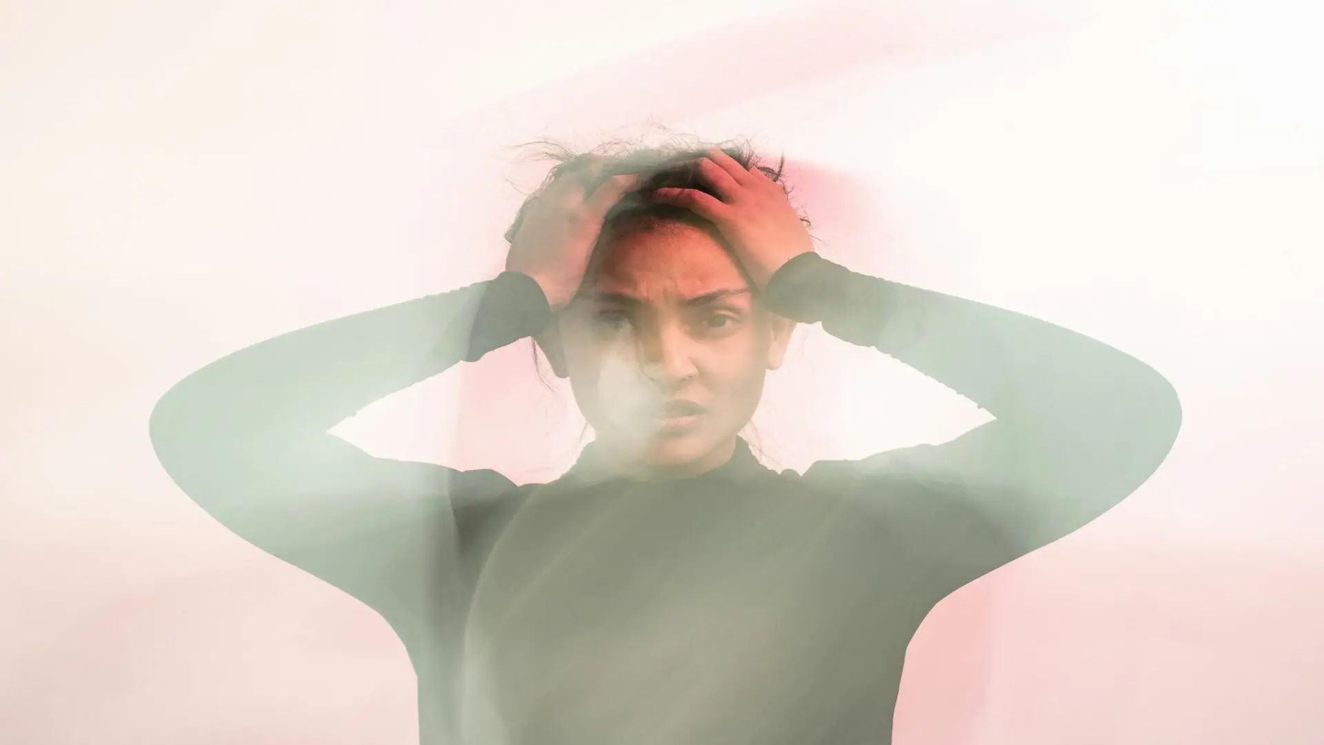 Stressed Out Hands On Head