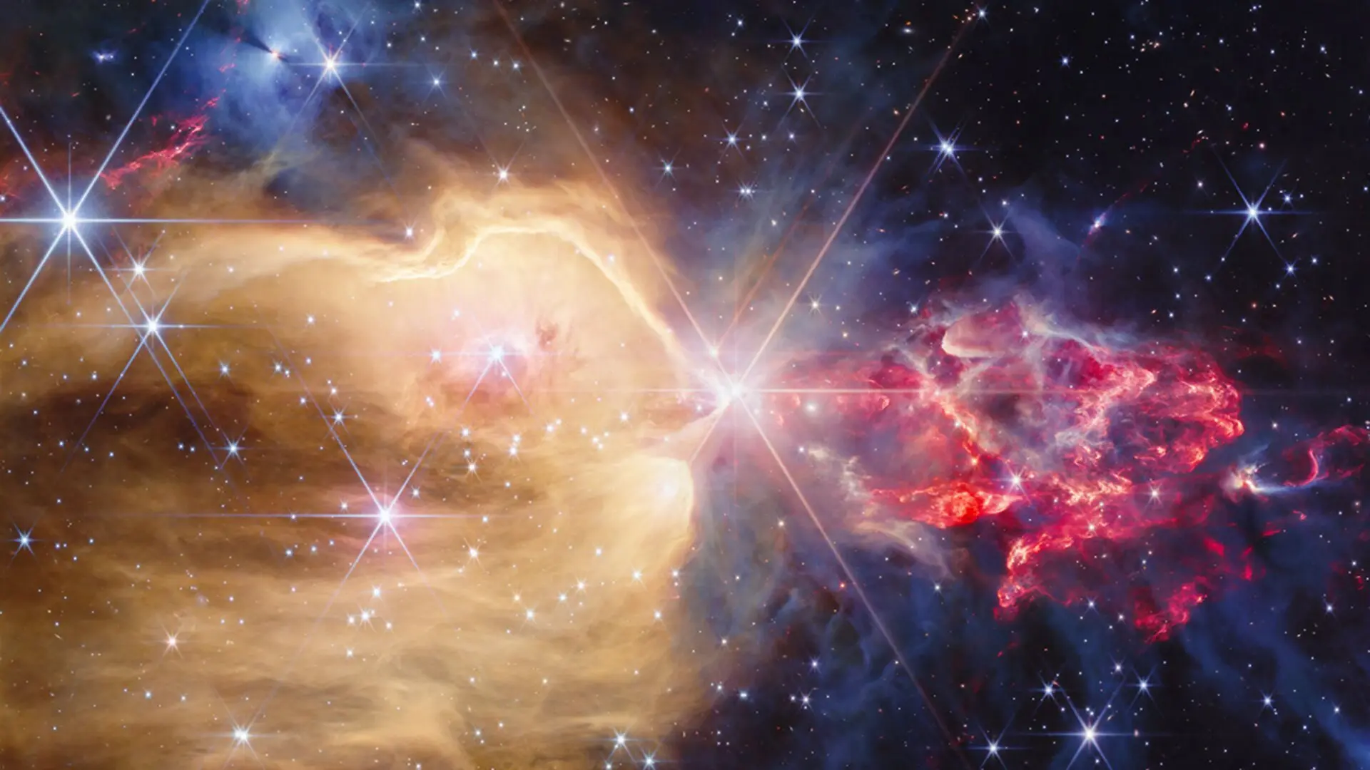 Webb Peers Through Cosmic Dust And Exposes A Chaotic Star Factory Light Years Away Scaled