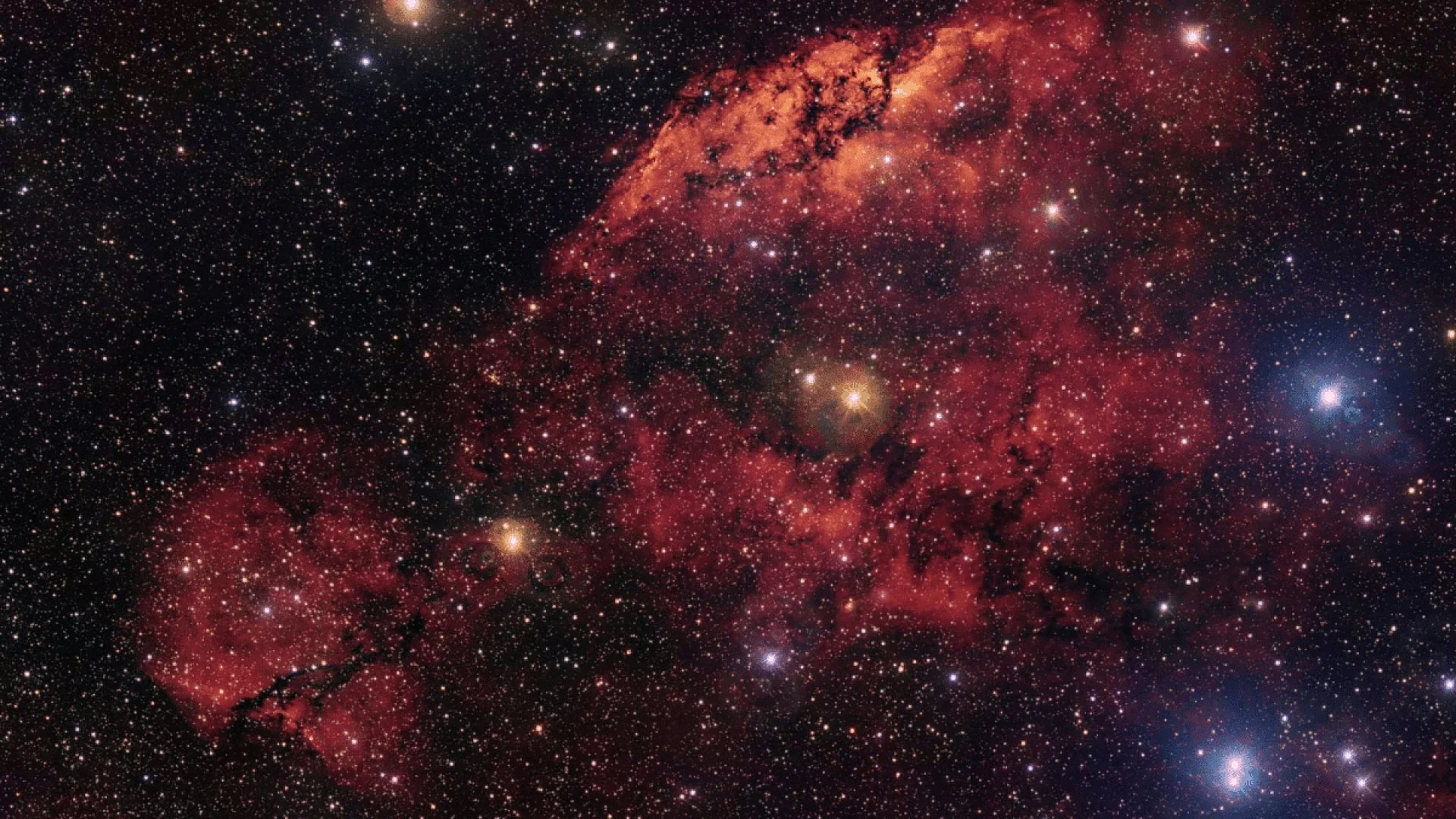 Astronomers Capture Stunning Cosmic Shapes Hidden Within Star Forming Nebulae Scaled