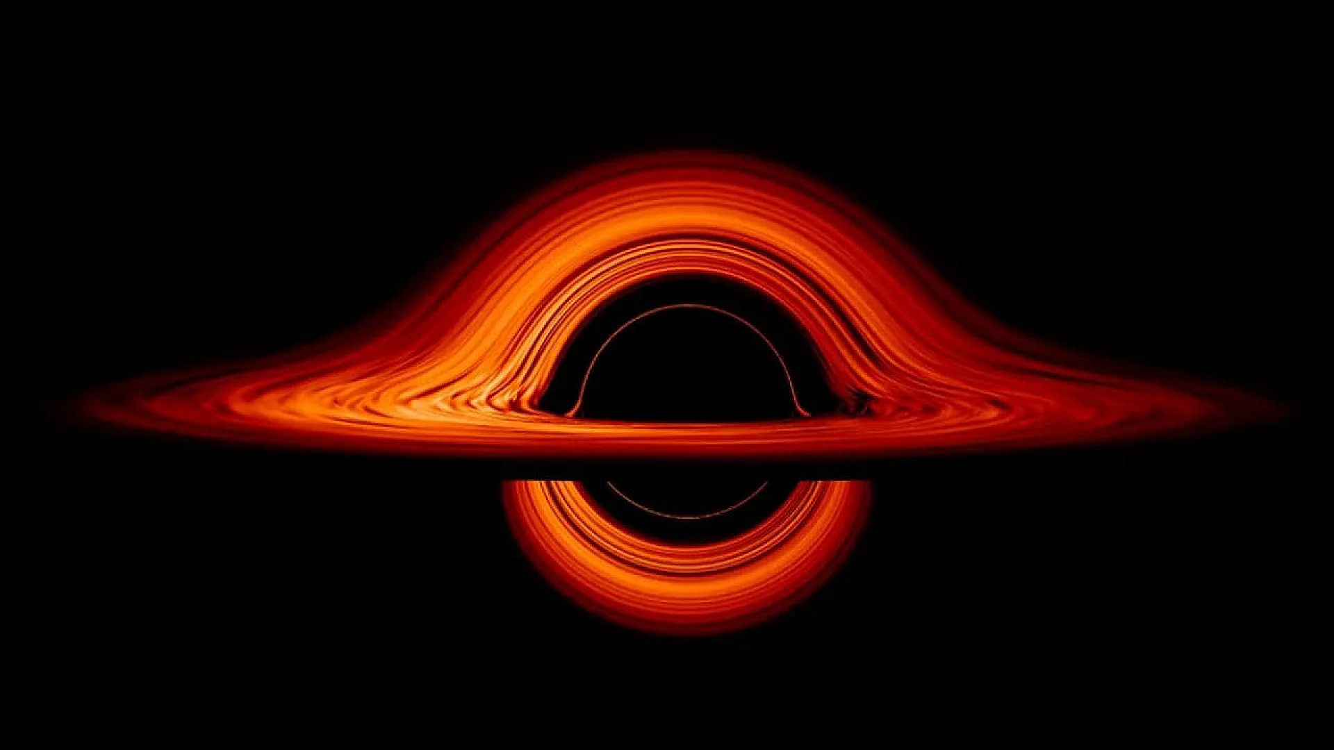 NASA Visualization Shows a Black Hole’s Warped World