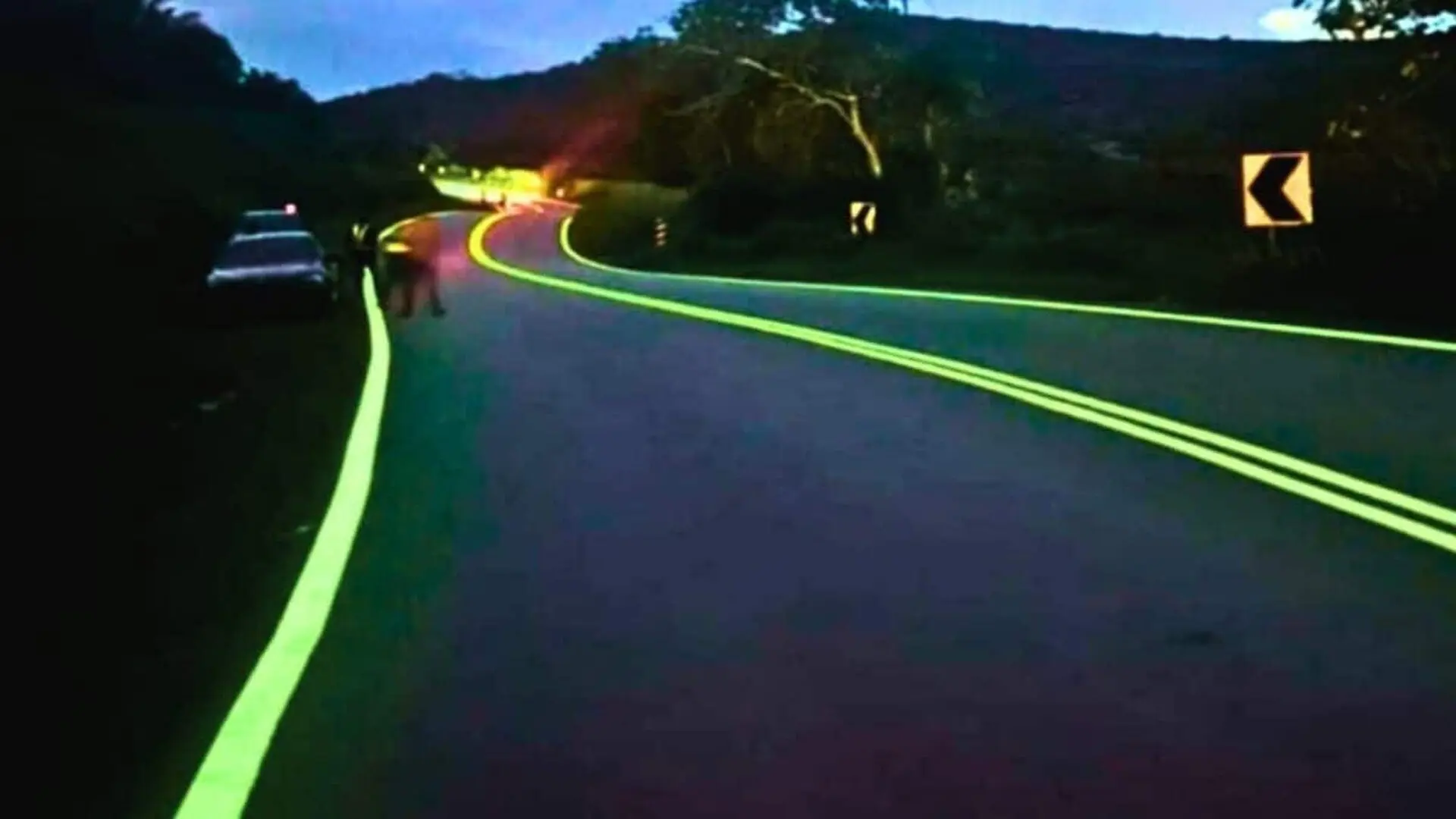 Malaysias Glowing Road Experiment Promised Safer Nights Scaled