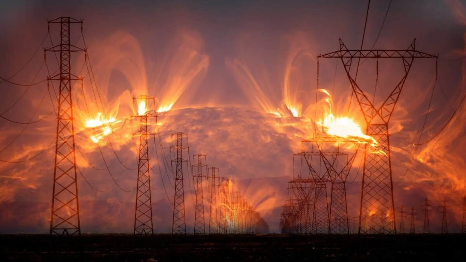 Magnetic Solar Storm And Disruption Of Energy Grids Scaled