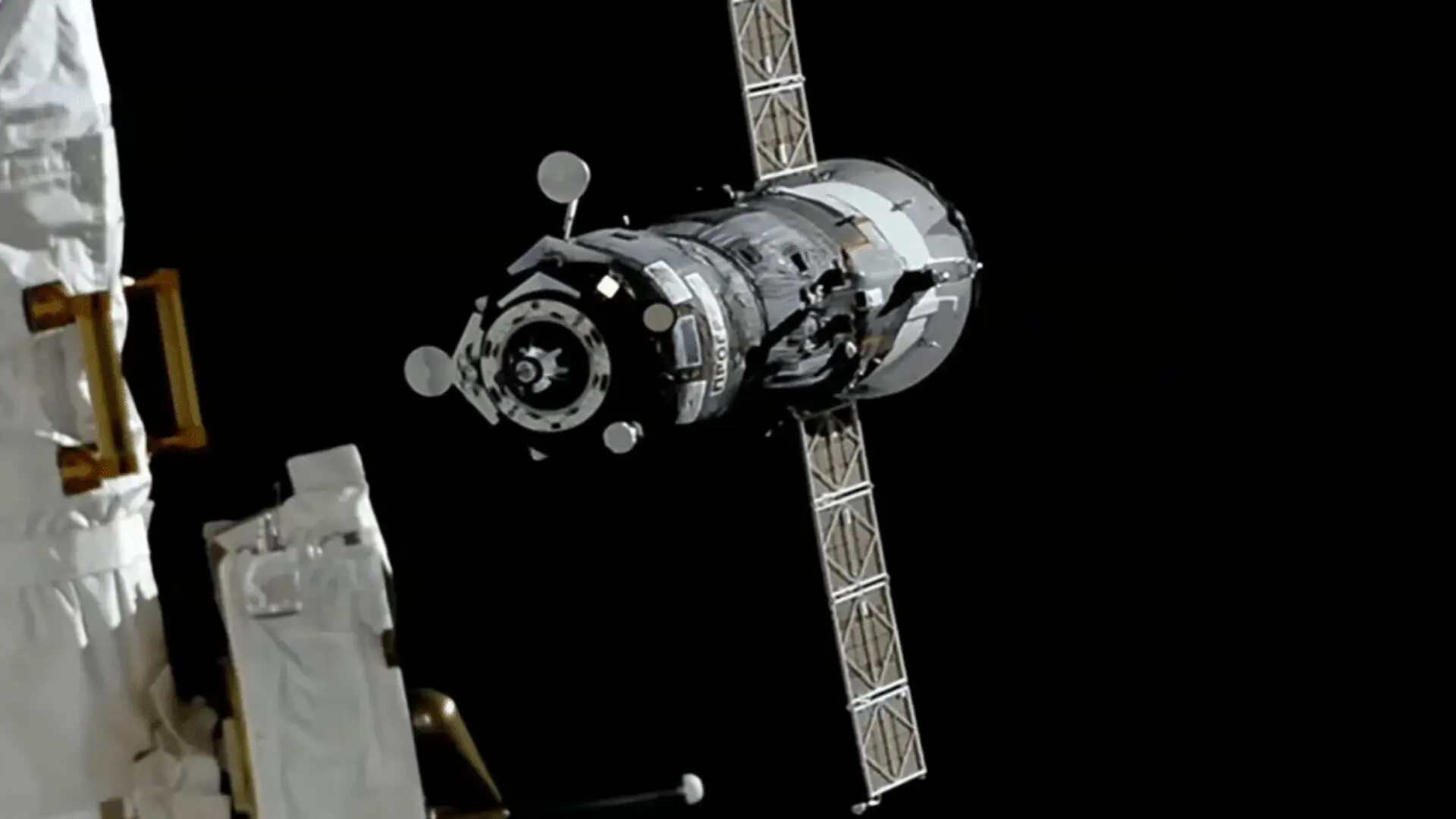 Progress 96 Spacecraft Successfully Docks At Iss With Supplies For Expedition Crew Scaled