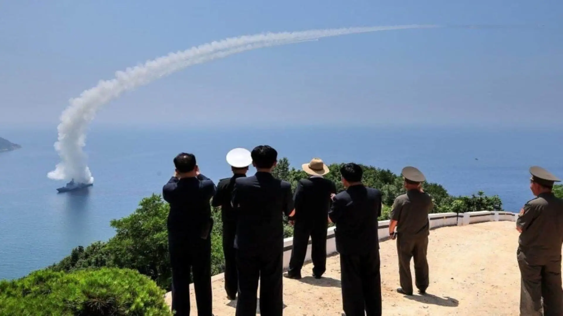 New North Korean Destroyer Moves Closer To Service After Strategic Missile Test Scaled