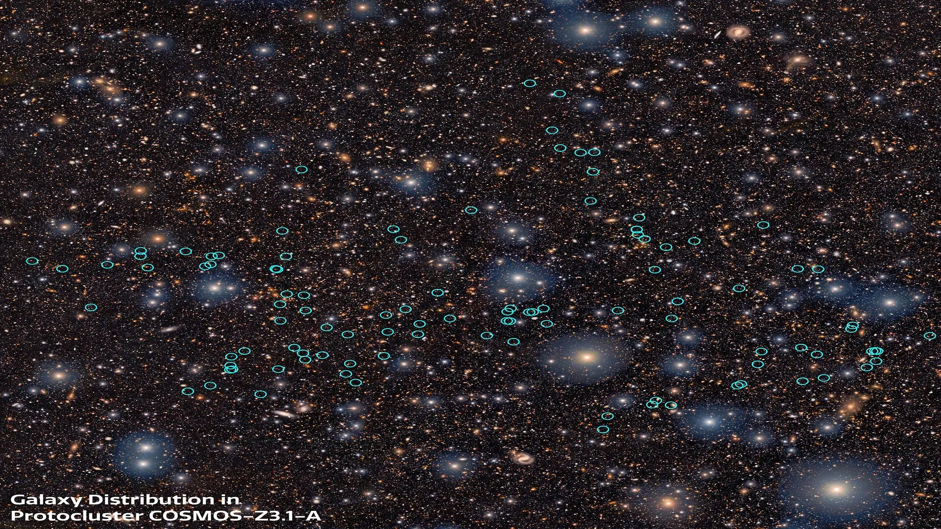 Galaxy Cluster 1 Scaled