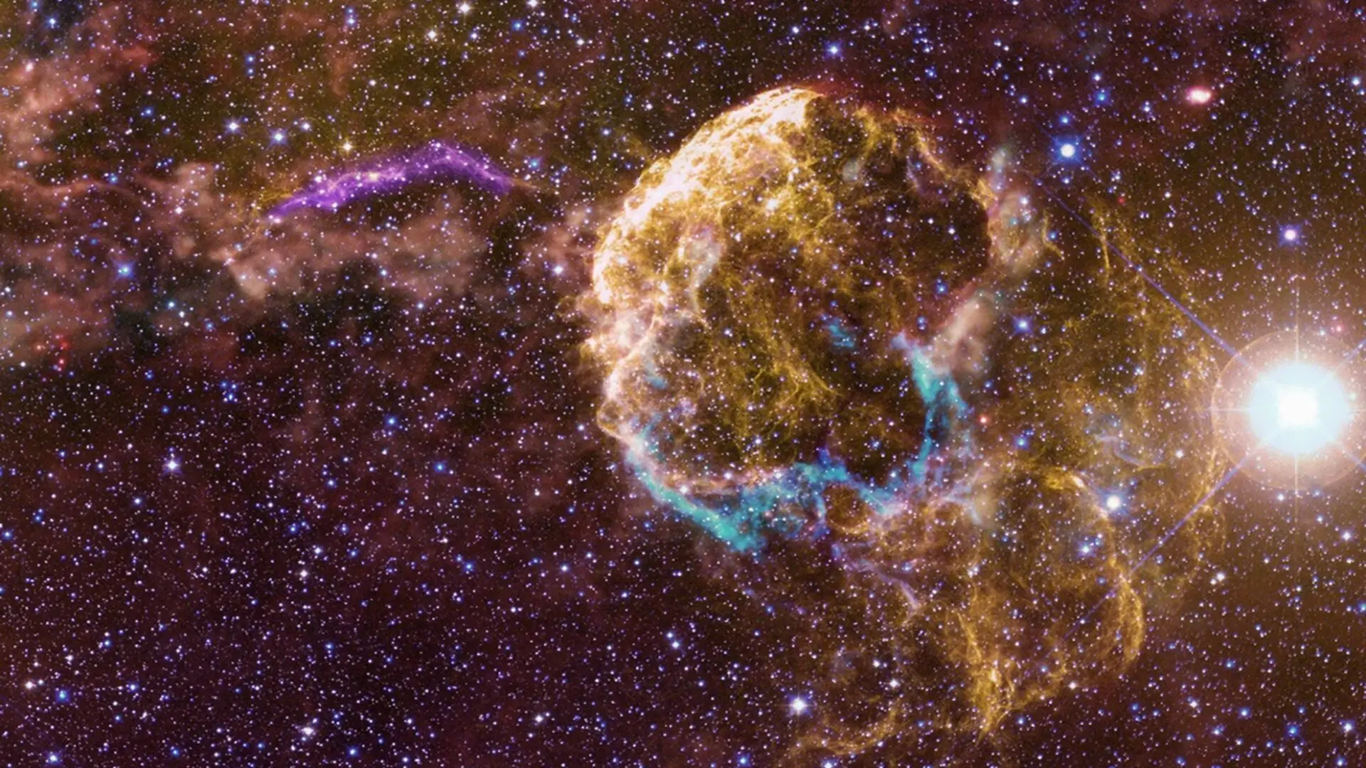 Nasas Fermi Mission Reveals Rare Binary Supernova Pair Scaled