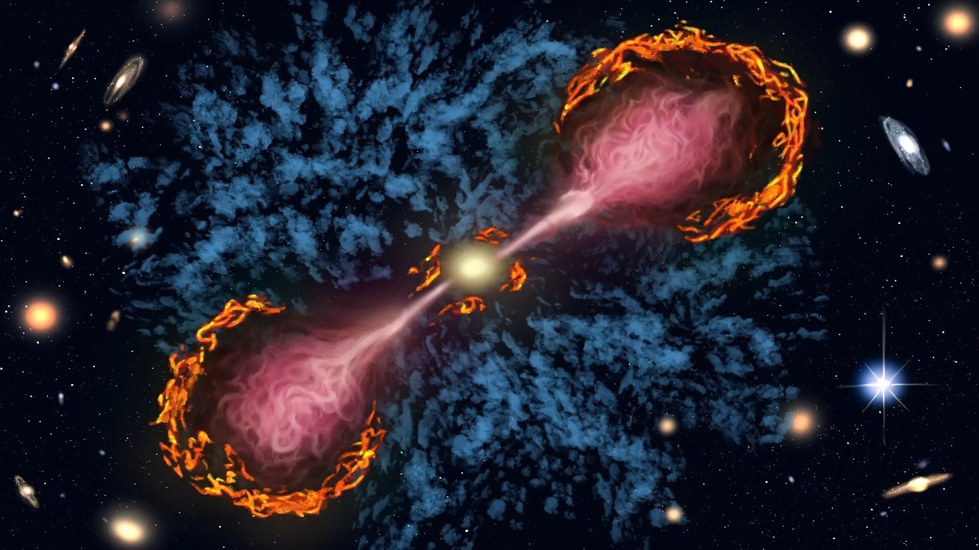 Radio Galaxy Jets 1 Scaled