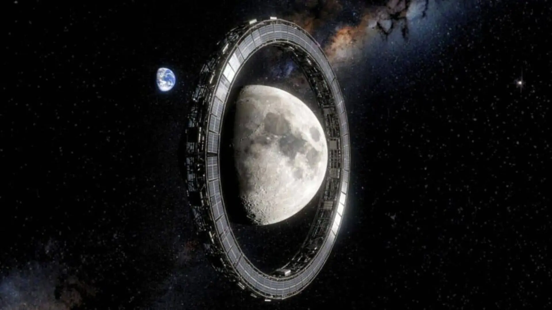 Japans Shimizu Envisions A Massive Solar Ring Around The Moon Scaled