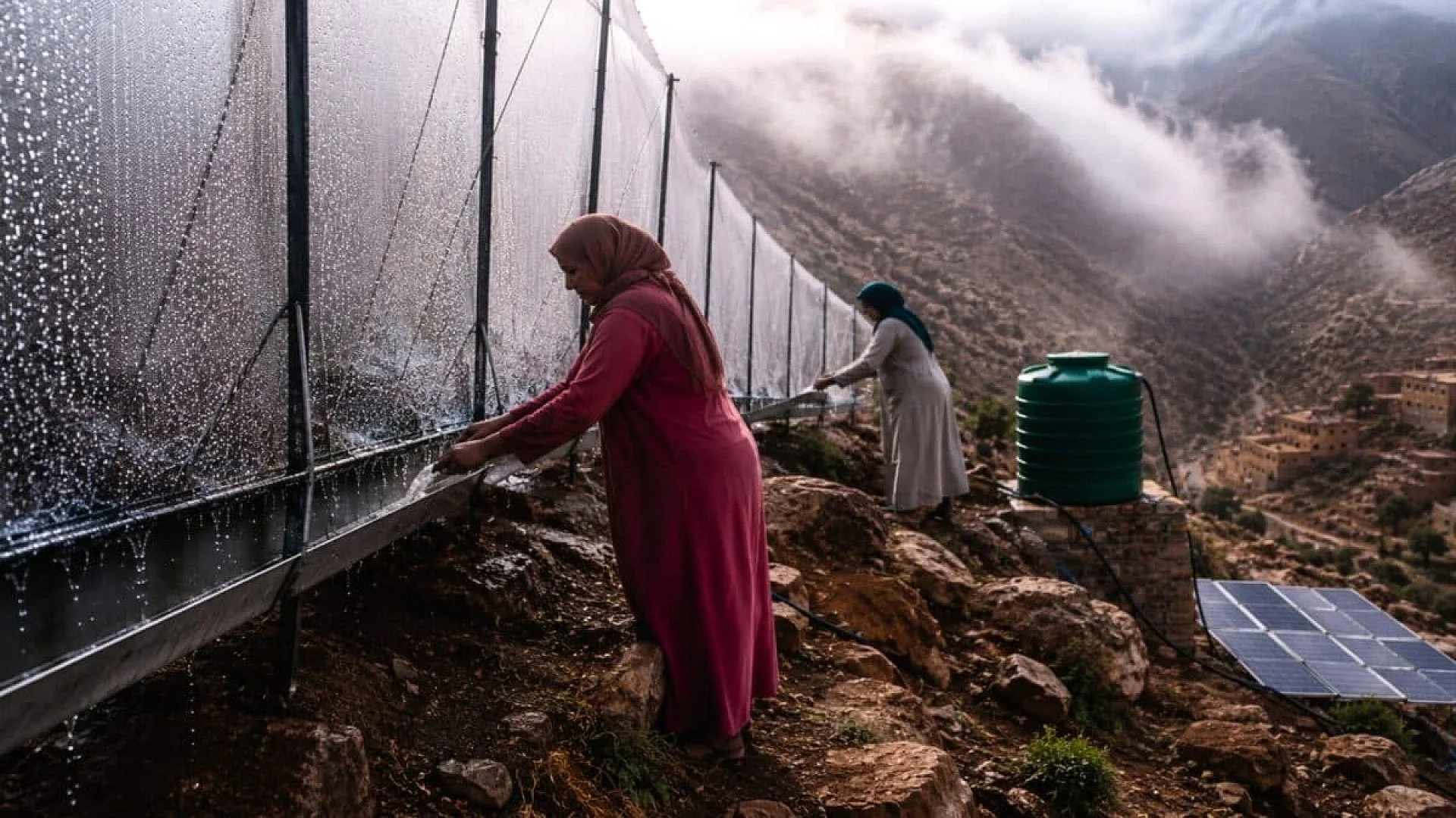 Fog Nets On A Moroccan Mountain Are Now Drinking Water For Villages Scaled