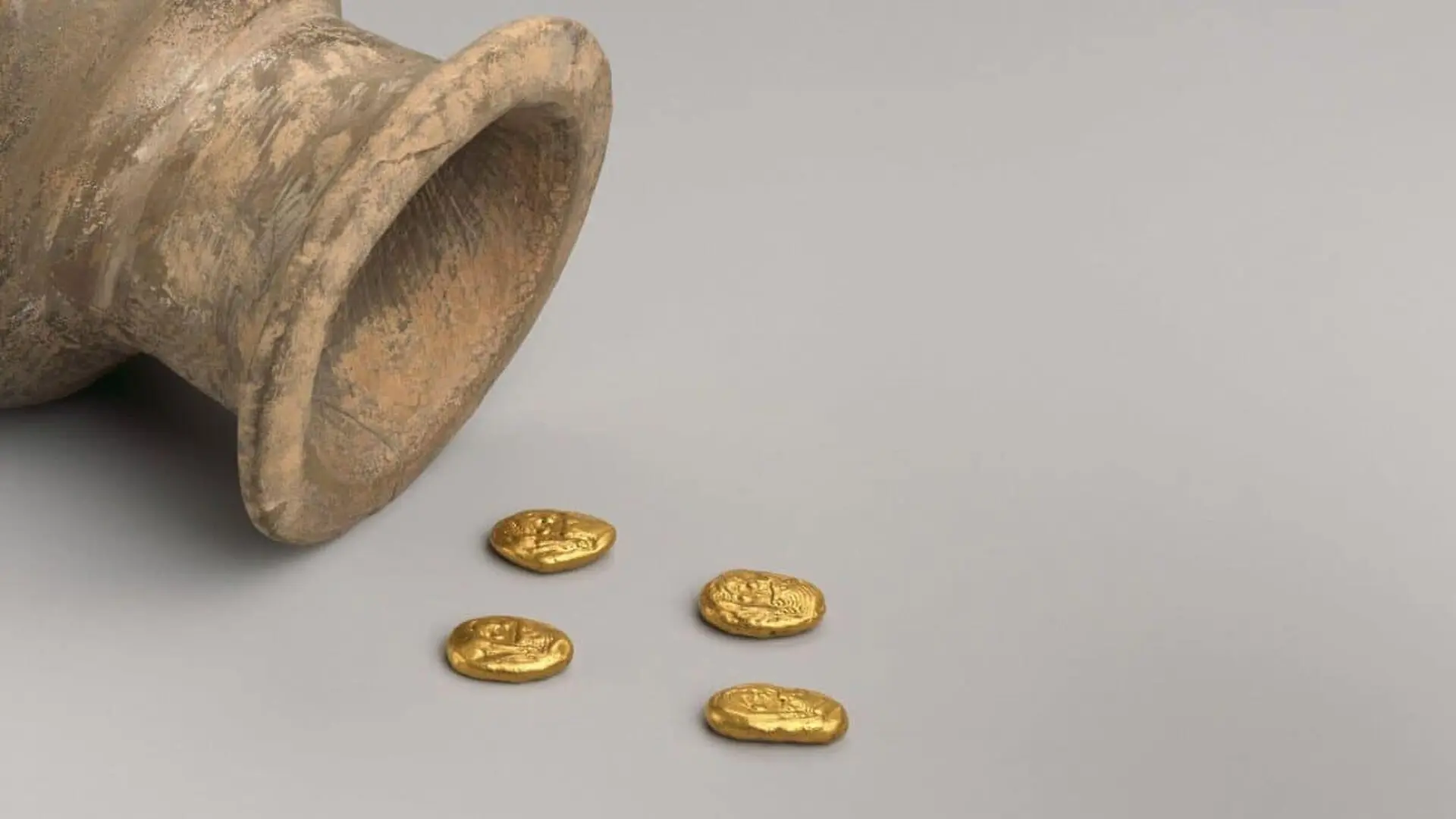Terracotta Jar Found With Gold Staters Inside Scaled