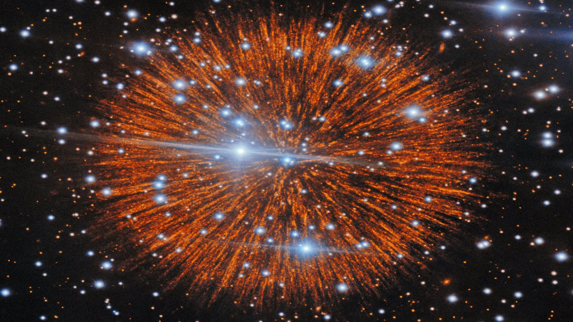 Gemini North images reveal chains of gas knots in Pa 30, a supernova remnant linked to 1181 with a surviving central star. (CREDIT: J. Miller & M. Rodriguez (International Gemini Observatory/NSF NOIRLab), T.A. Rector (University of Alaska Anchorage/NSF NOIRLab), D. de Martin & M. Zamani (NSF NOIRLab)