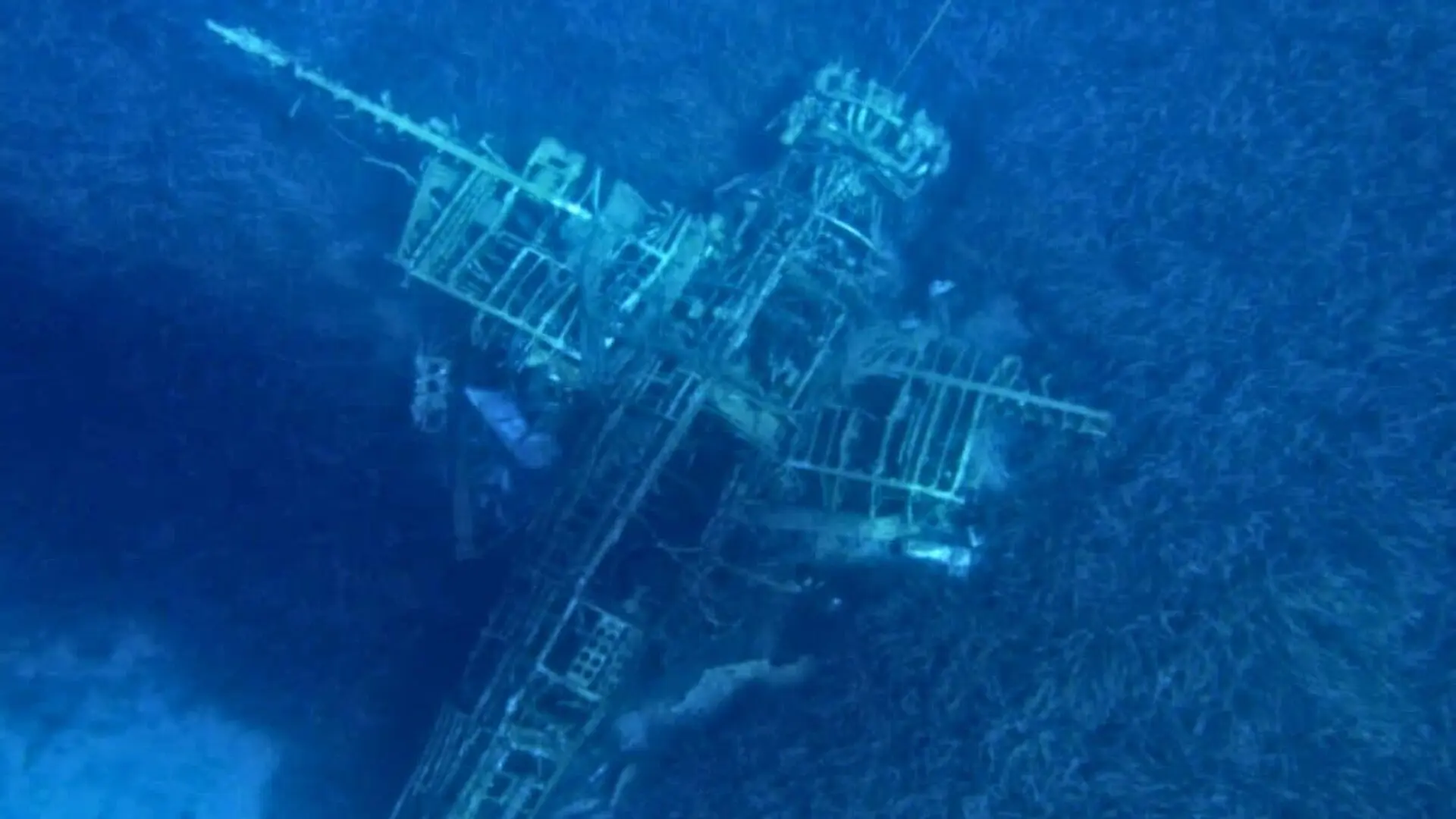 A Skeletal Remains Of A Plane Lost Since Scaled