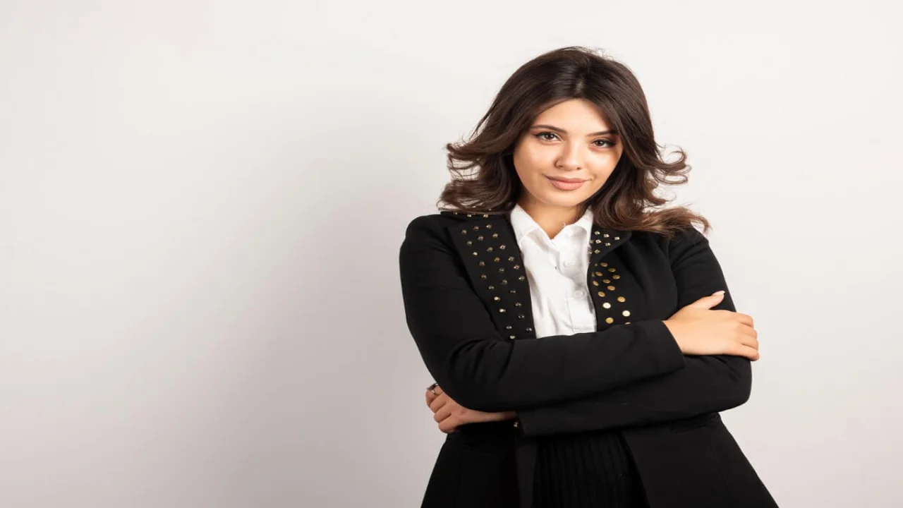 Female Boss in Black Jacket