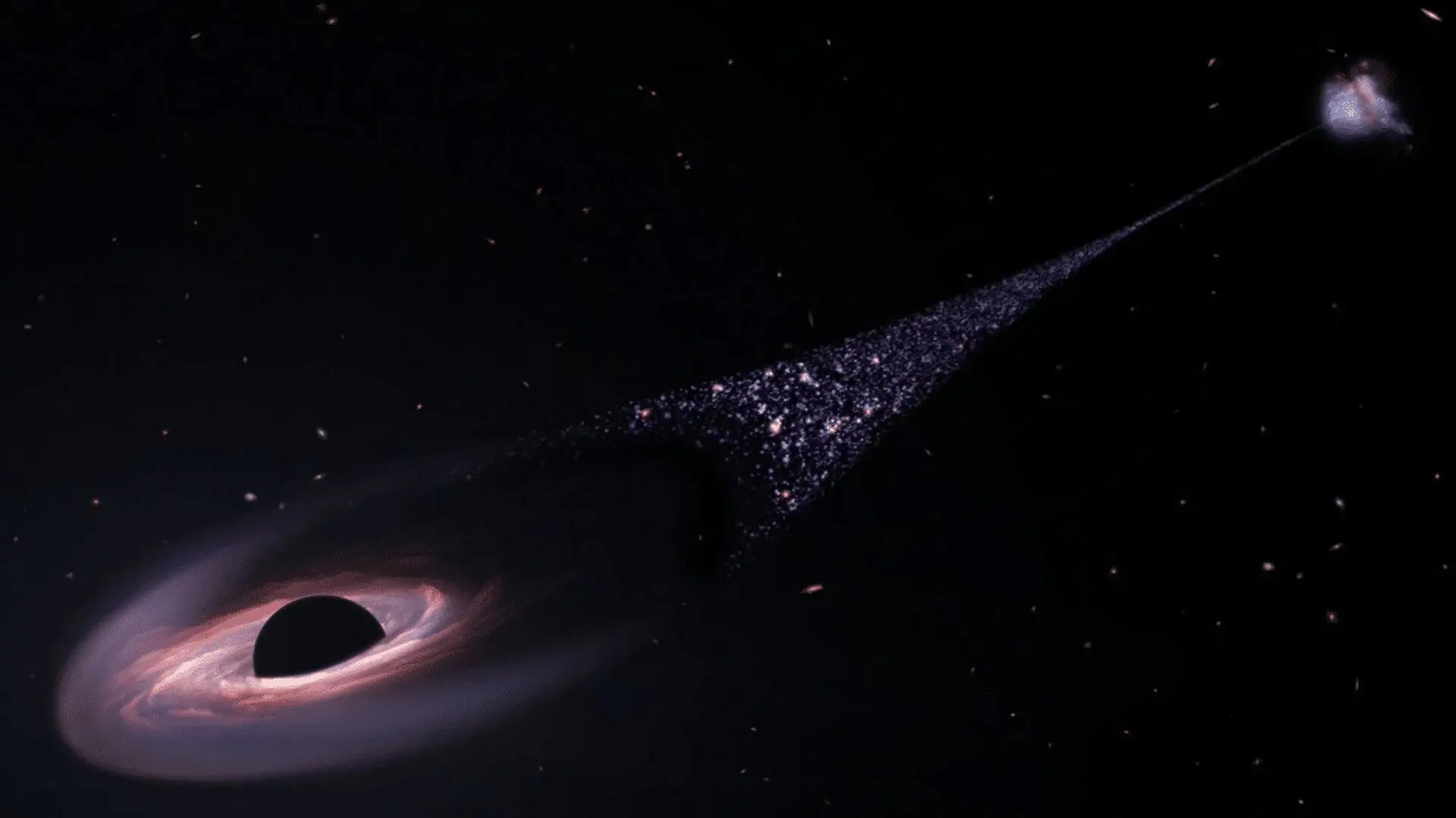 A Black Hole Was Seen Escaping Its Galaxy Now Scientists Finally Found The Violent Event Behind It Scaled