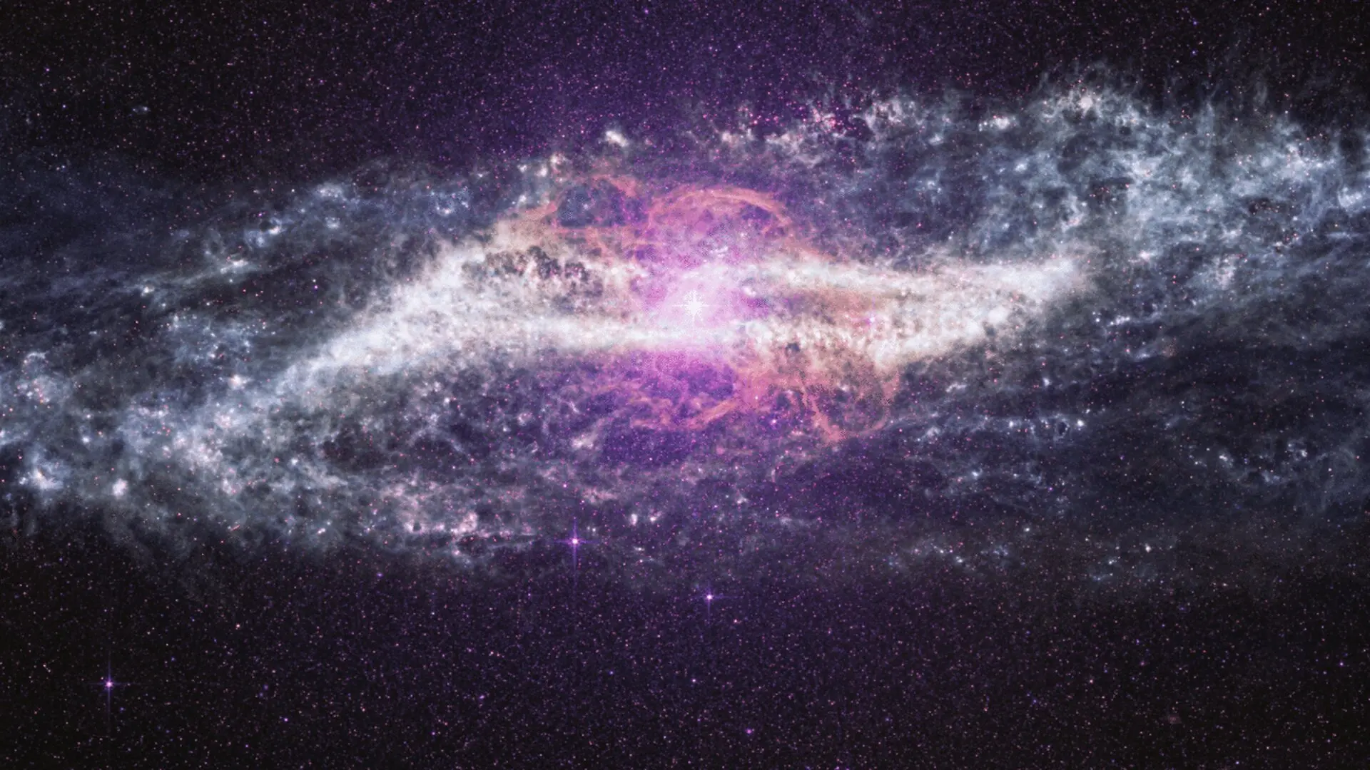 Nasa Captures A Galaxy Collision 12 Million Light Years Away In Stunning New Image Scaled
